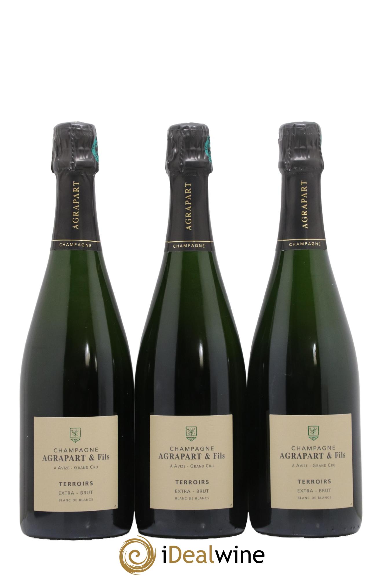 Terroirs Blanc de Blancs Extra-Brut Agrapart & Fils - Lot de 3 bouteilles - 0