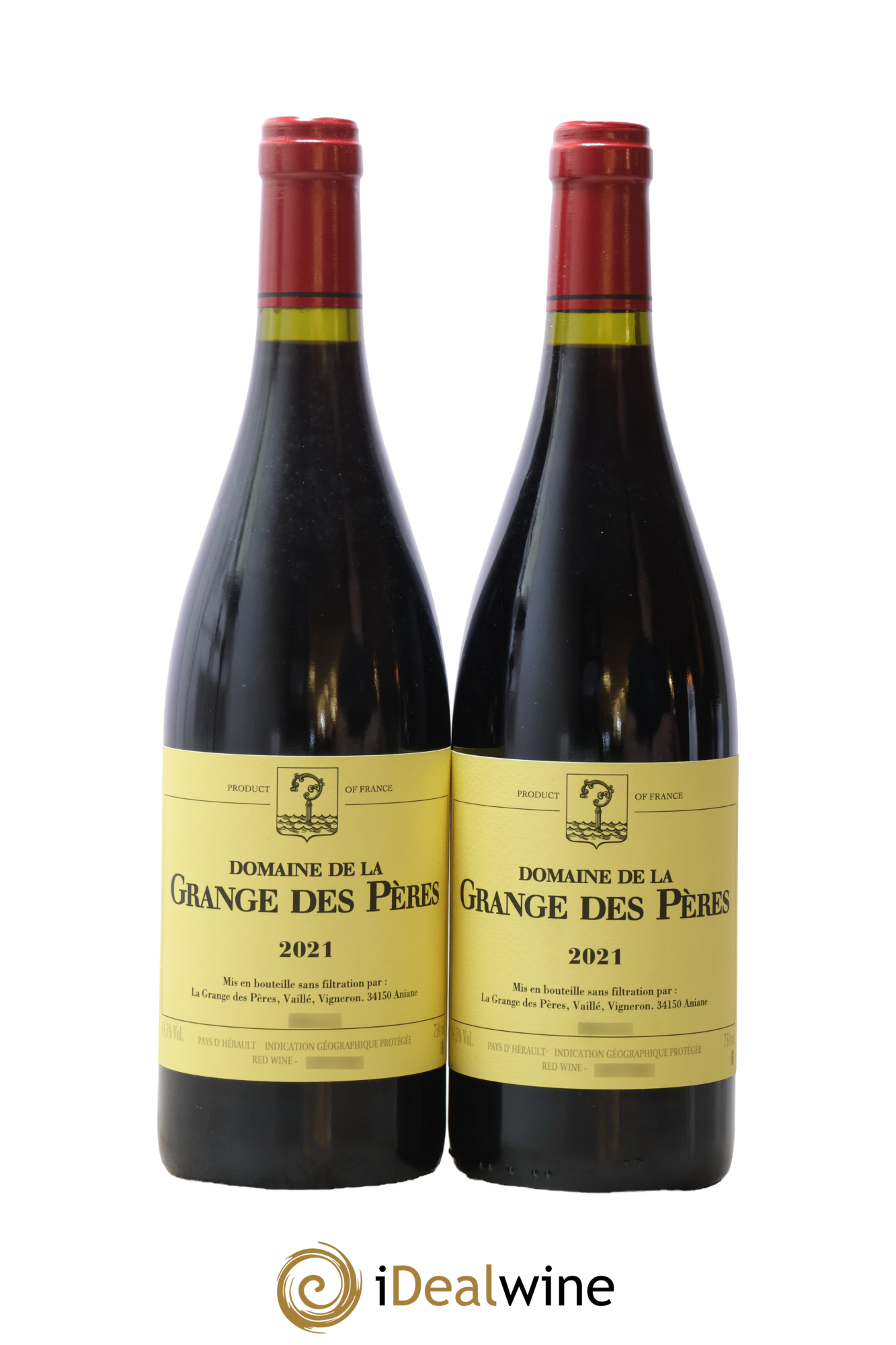 Pays d'Hérault Grange des Pères Laurent Vaillé 2021 - Lot de 2 bouteilles - 0