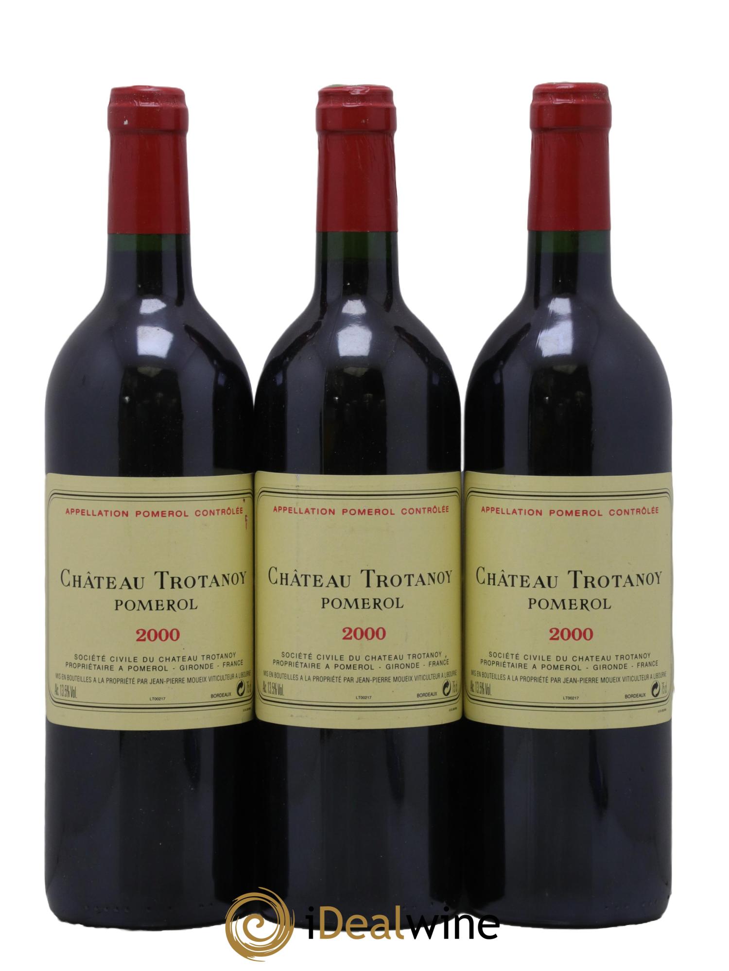 Château Trotanoy 2000 - Posten von 3 Flaschen - 0
