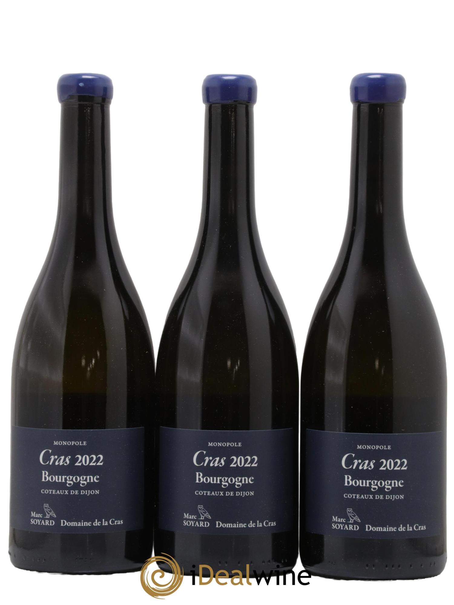 Coteaux de Dijon Domaine de la Cras - Marc Soyard Coteaux de Dijon 2022 - Lot de 3 bouteilles - 0