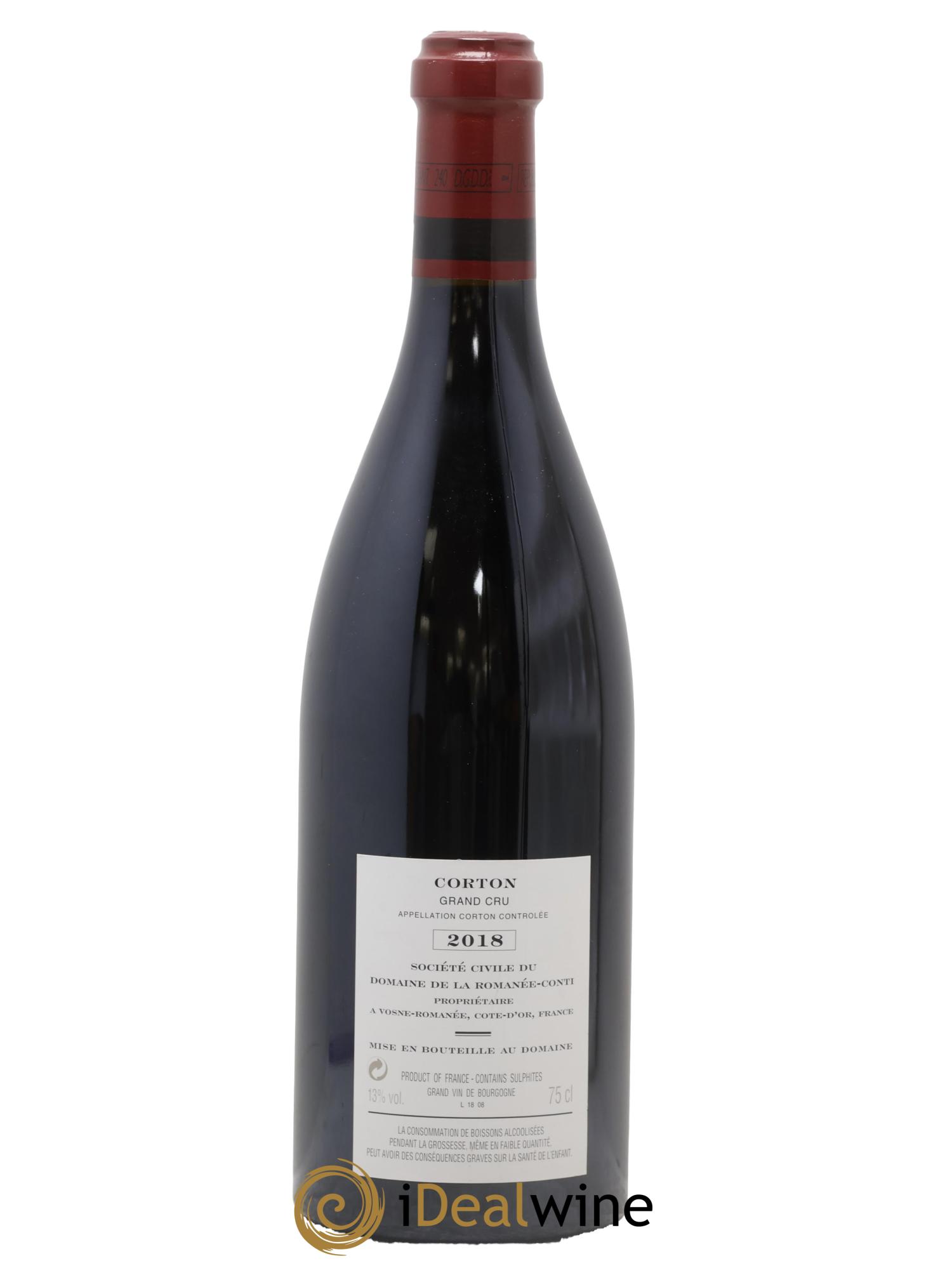 Corton Grand Cru Domaine de la Romanée-Conti 2018 - Lotto di 1 bottiglia - 1