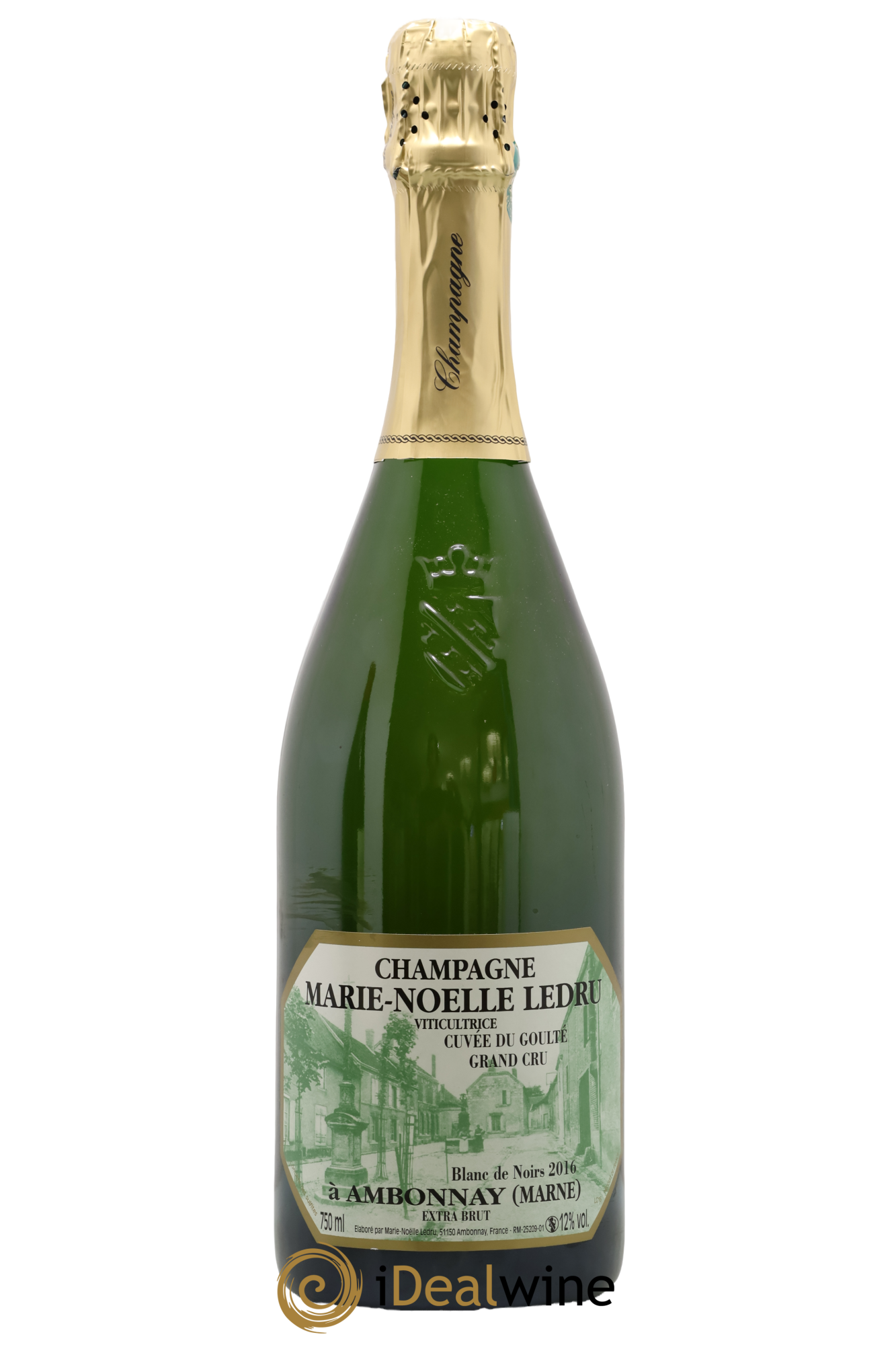 Cuvée du Goulté Blanc de Noirs Marie-Noëlle Ledru 2016 - Lot de 1 bouteille - 0