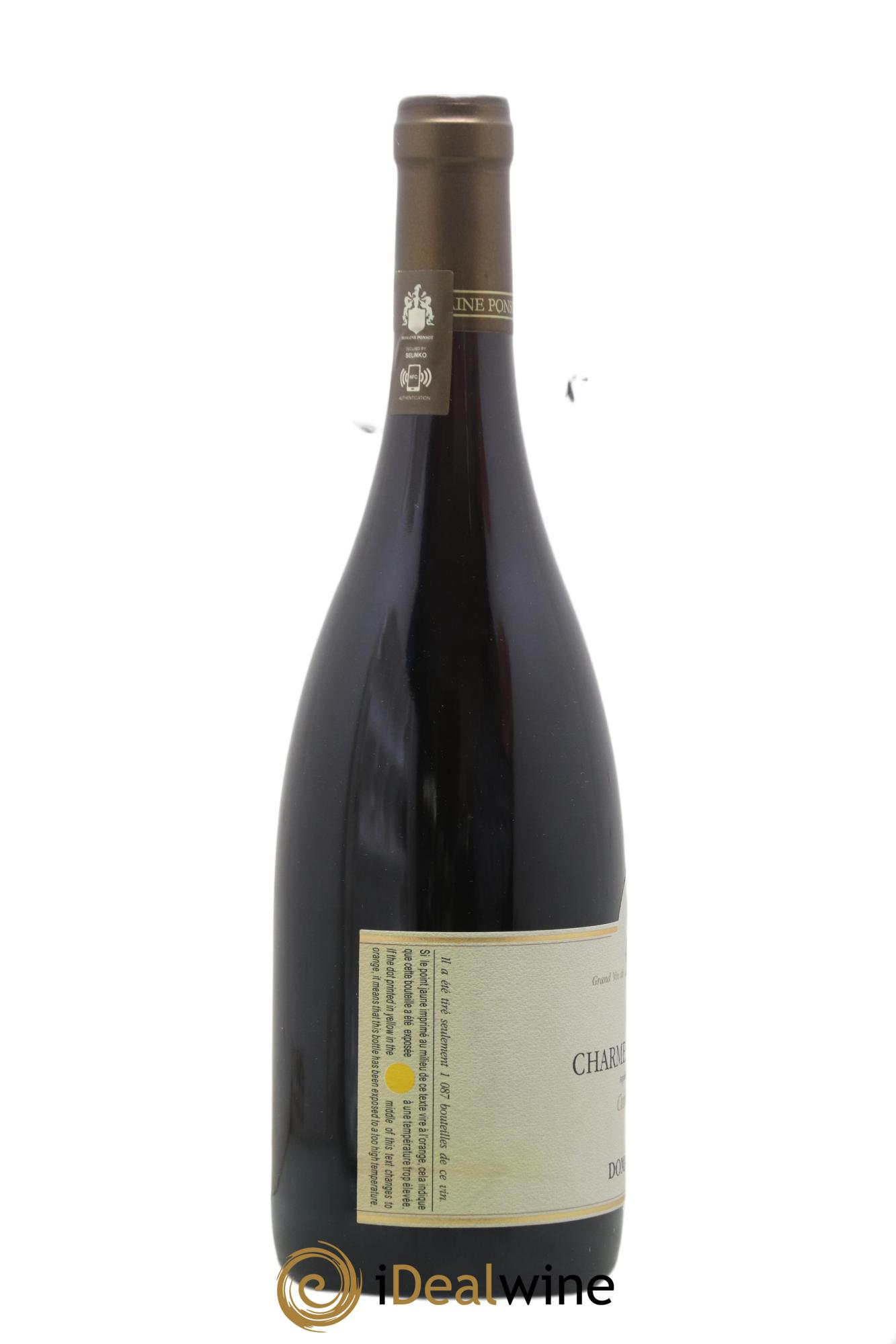 Charmes-Chambertin Grand Cru Cuvée des Merles Ponsot (Domaine) 2014 - Lot of 1 bottle - 1