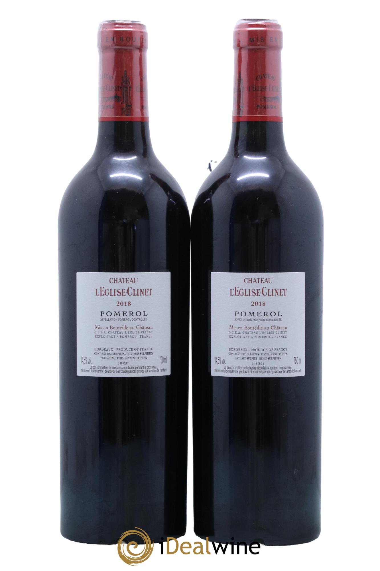 Château l' Église Clinet 2018 - Posten von 2 Flaschen - 1