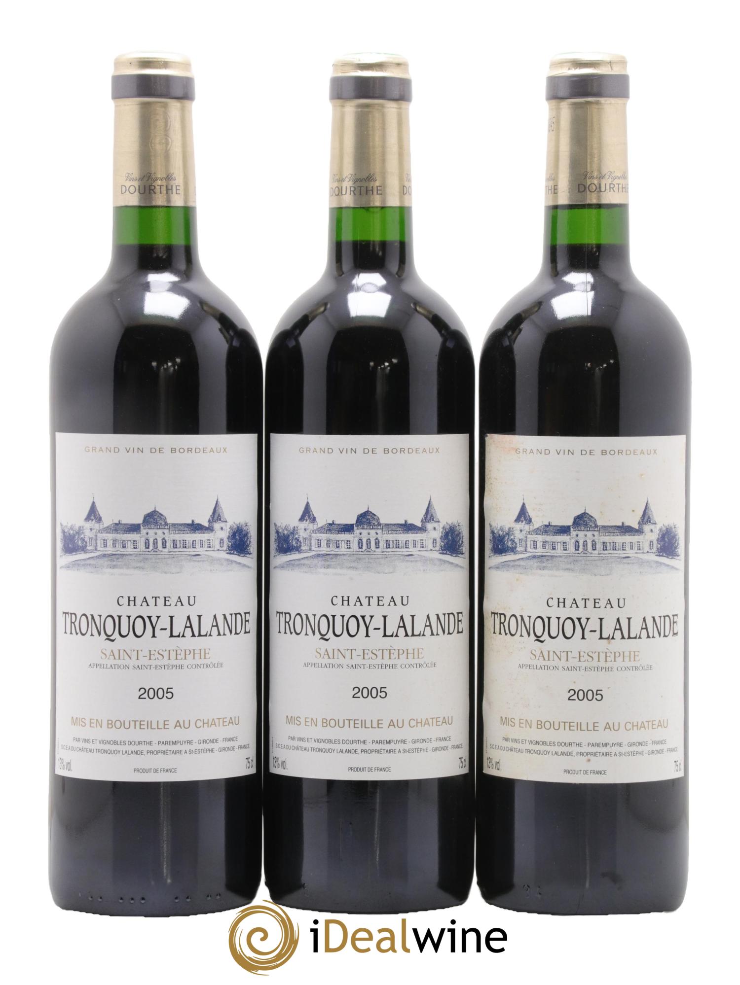 Château Tronquoy Lalande 2005 - Lot of 6 bottles - 2