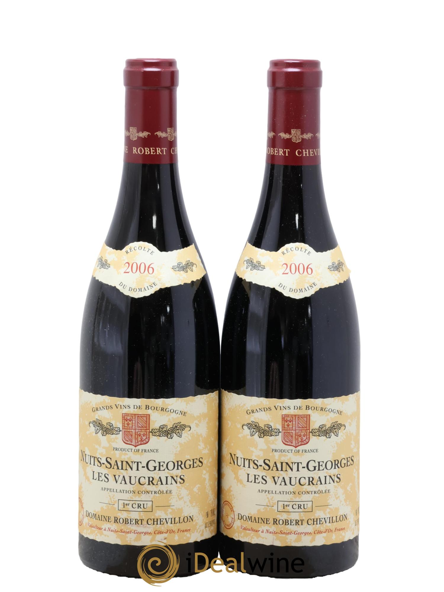 Nuits-Saint-Georges 1er Cru Les Vaucrains Robert Chevillon 2006 - Lot de 2 bouteilles - 0