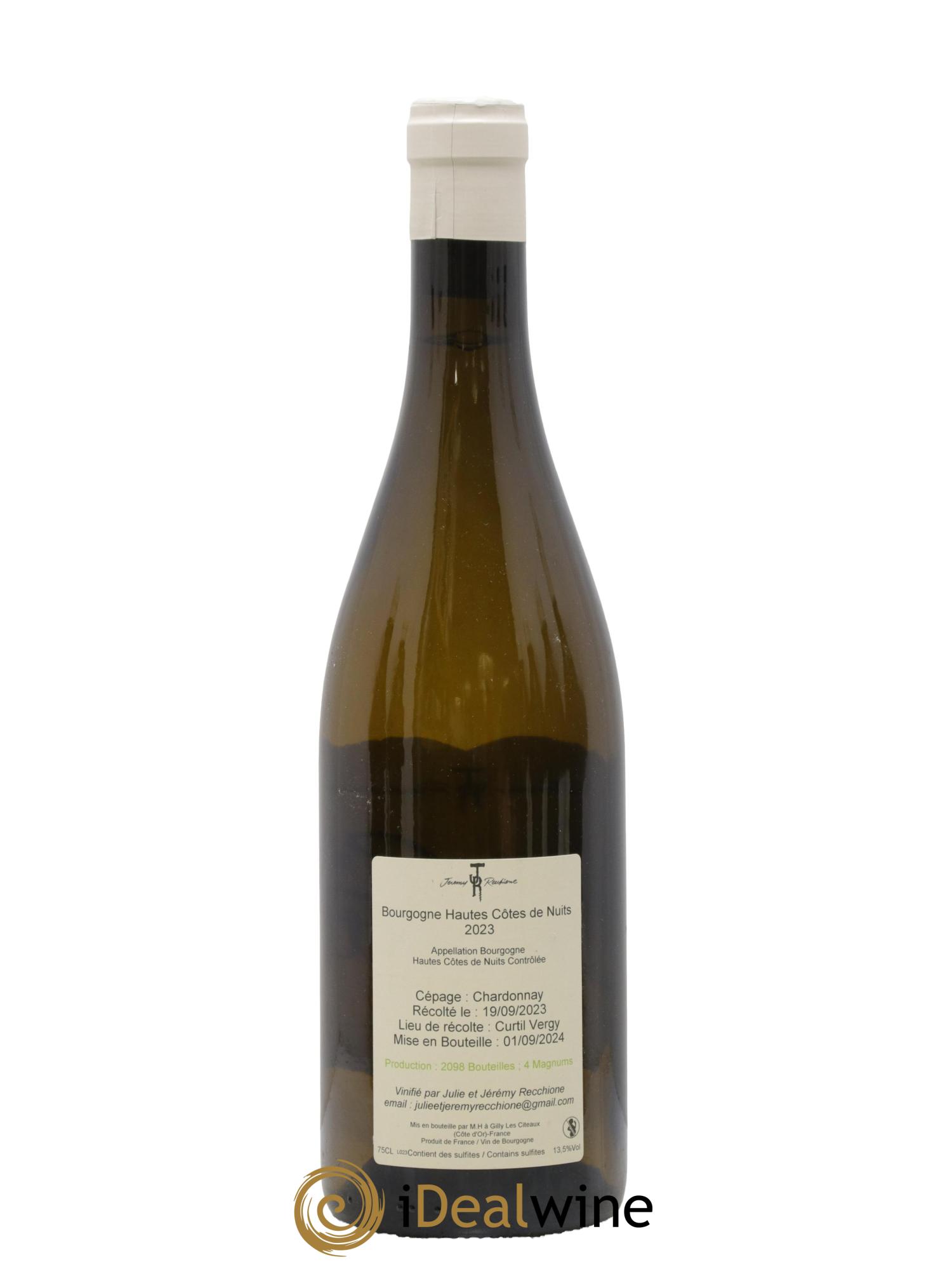 Hautes-Côtes de Nuits Jérémy Recchione 2023 - Lot de 1 bouteille - 1