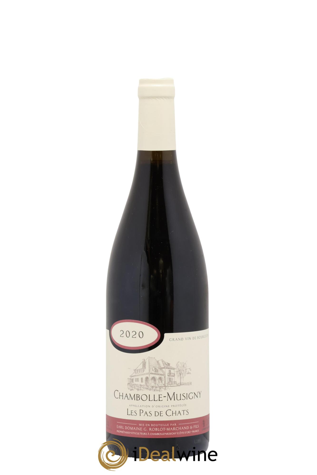 Chambolle-Musigny Les Pas de Chats G.Roblot-Marchand & Fils 2020 - Lot of 1 bottle - 0