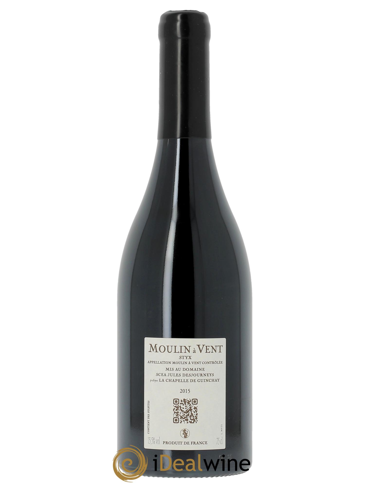 Moulin à Vent Styx Jules Desjourneys 2015 - Lot of 1 bottle - 1
