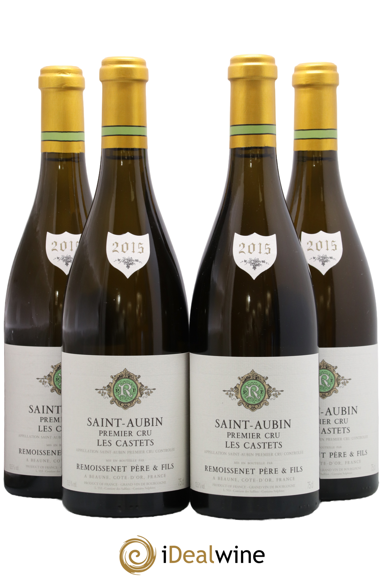Saint-Aubin 1er Cru Les Castets Remoissenet Père et Fils 2015 - Lot de 4 bouteilles - 0