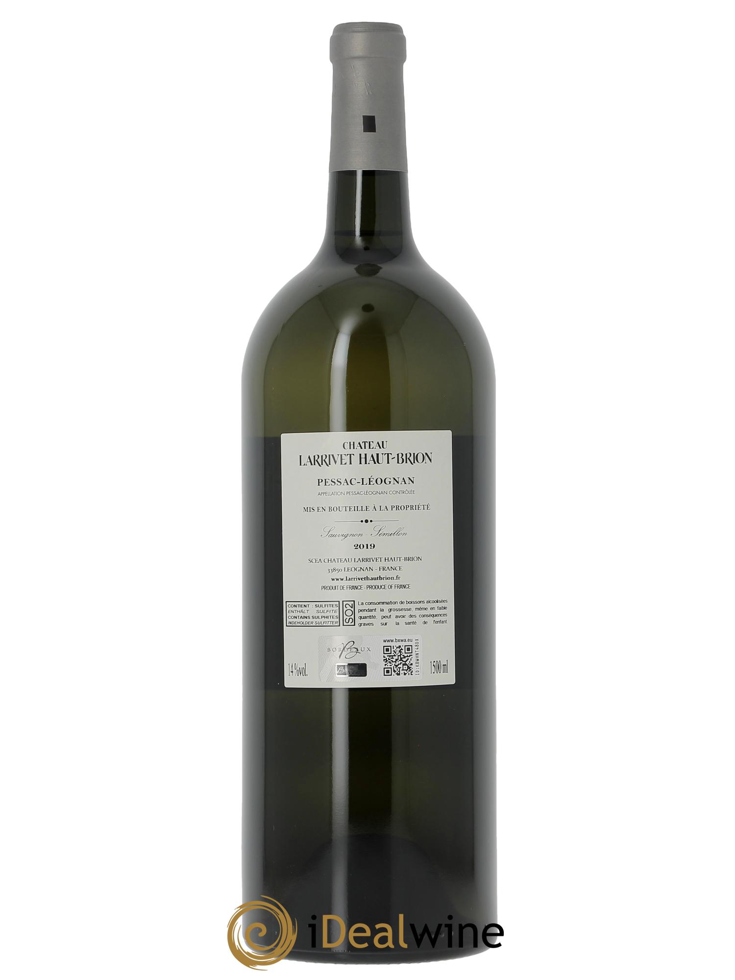 Château Larrivet Haut-Brion  2019 - Lot of 1 magnum - 1