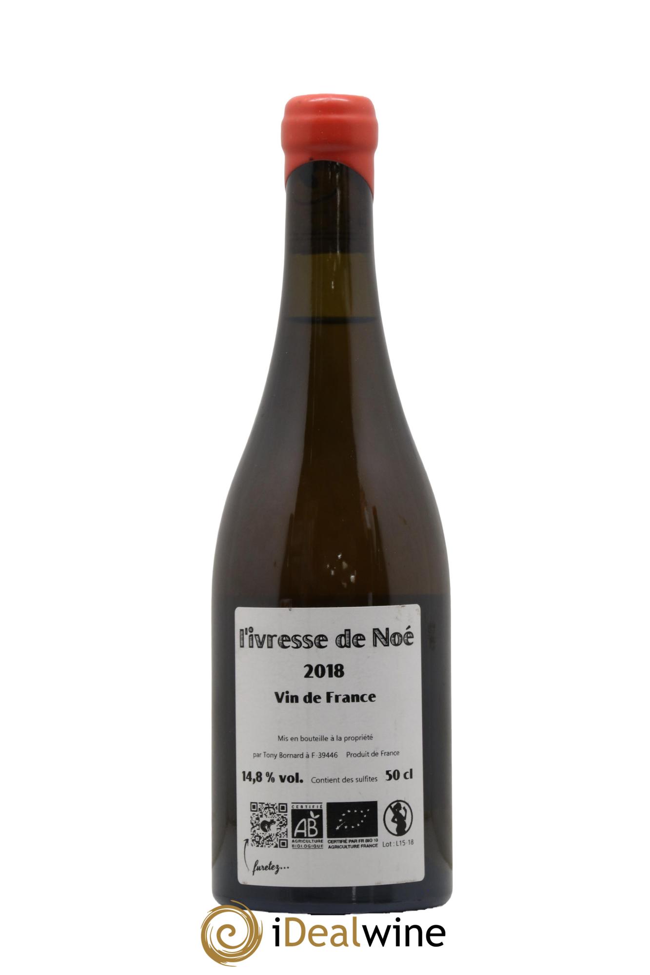 Vin de France Ivresse de Noé Bornard 2018 - Lot de 1 format 50cl - 1