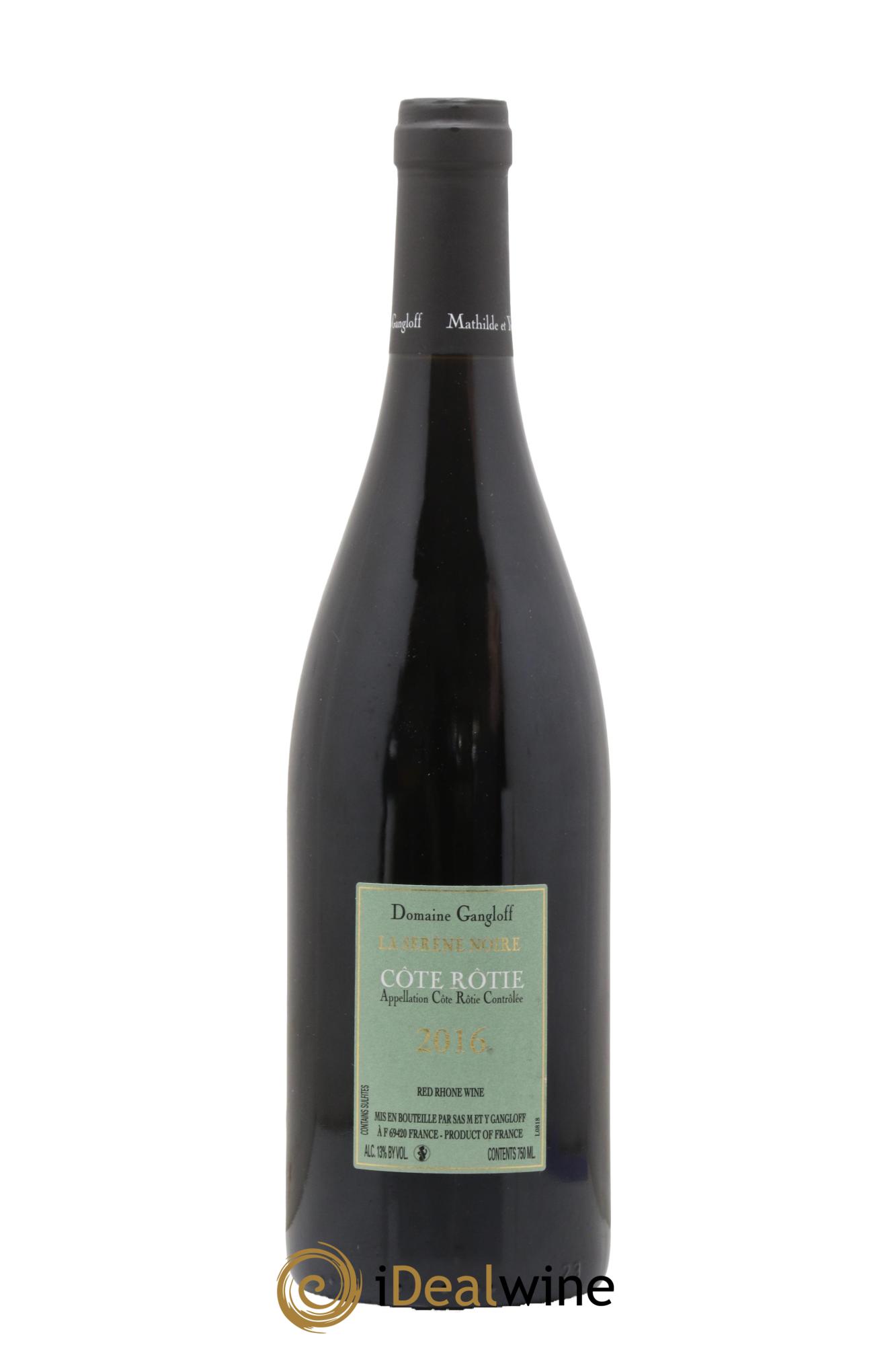 Côte-Rôtie La Sereine Noire Gangloff (Domaine) 2016 - Lot de 1 bouteille - 1