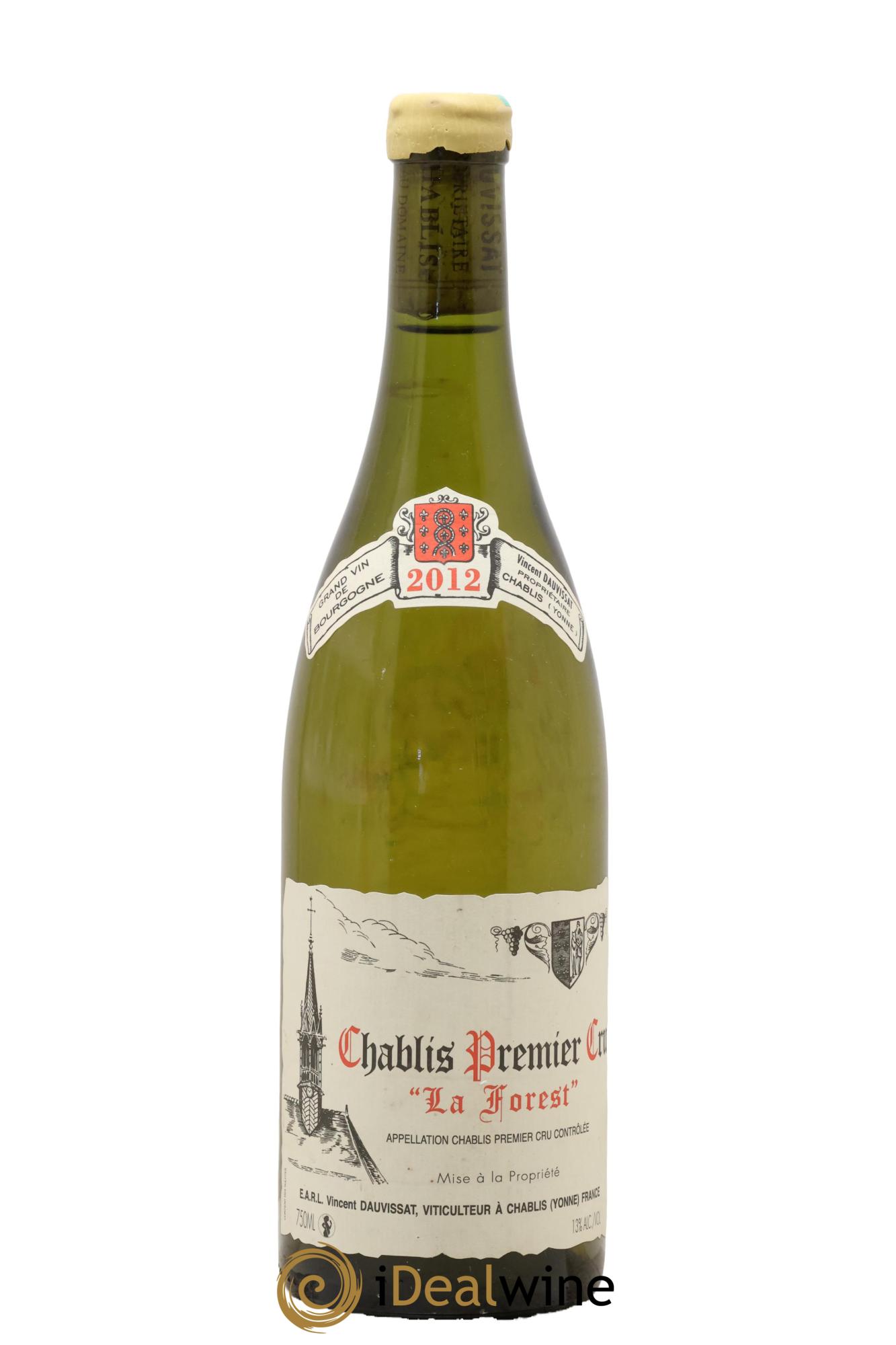 Chablis 1er Cru La Forest Vincent Dauvissat (Domaine) 2012 - Lot de 1 bouteille - 0