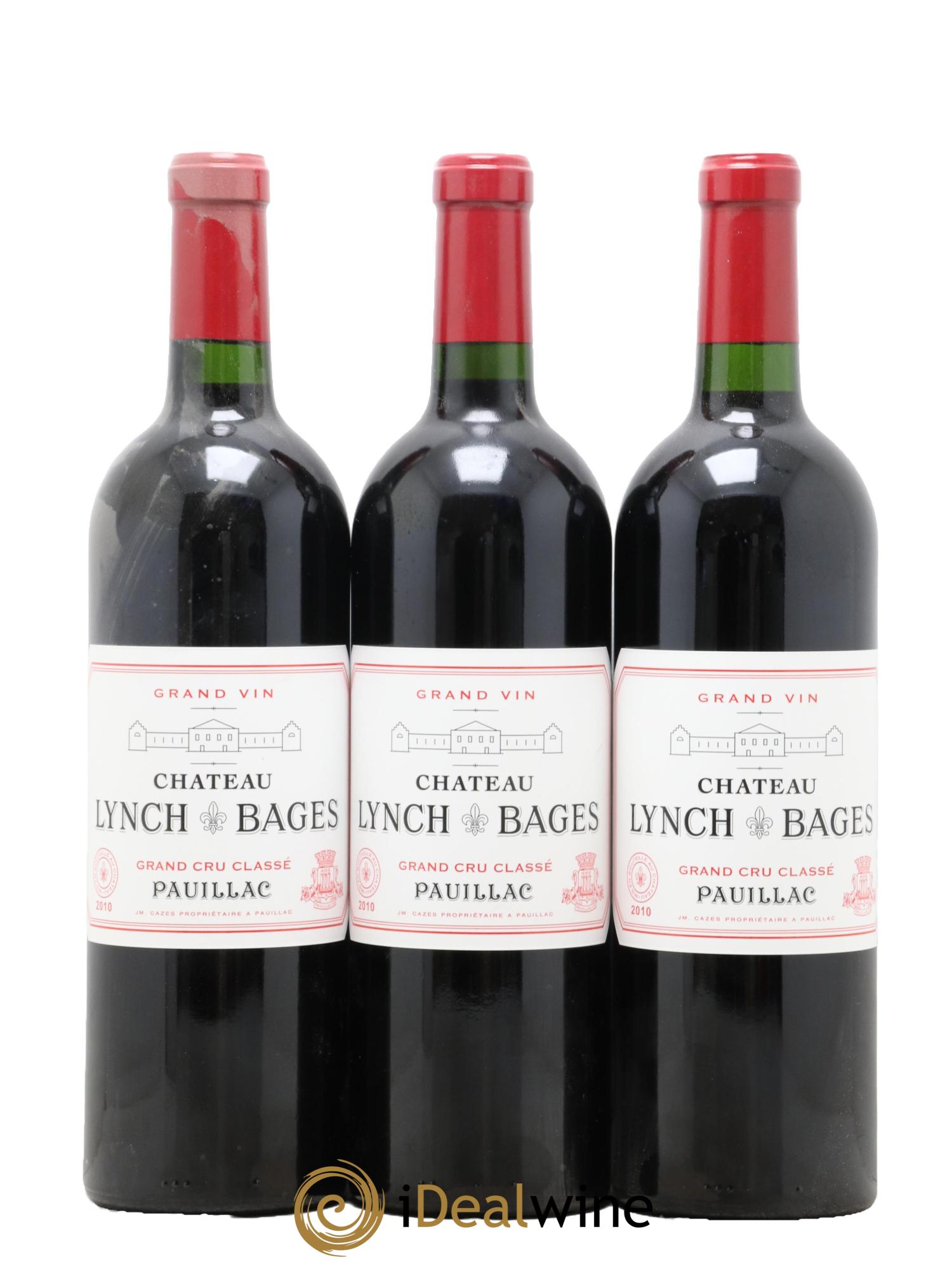 Château Lynch Bages 5ème Grand Cru Classé 2010 - Lot de 12 bouteilles - 1