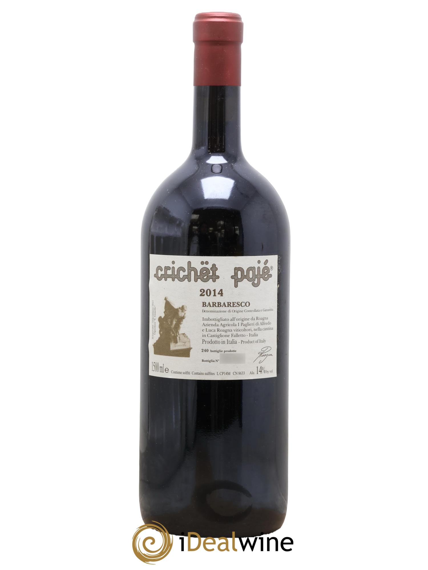 Barbaresco DOCG Crichet Pajé Roagna 2014 - Lot of 1 magnum - 0