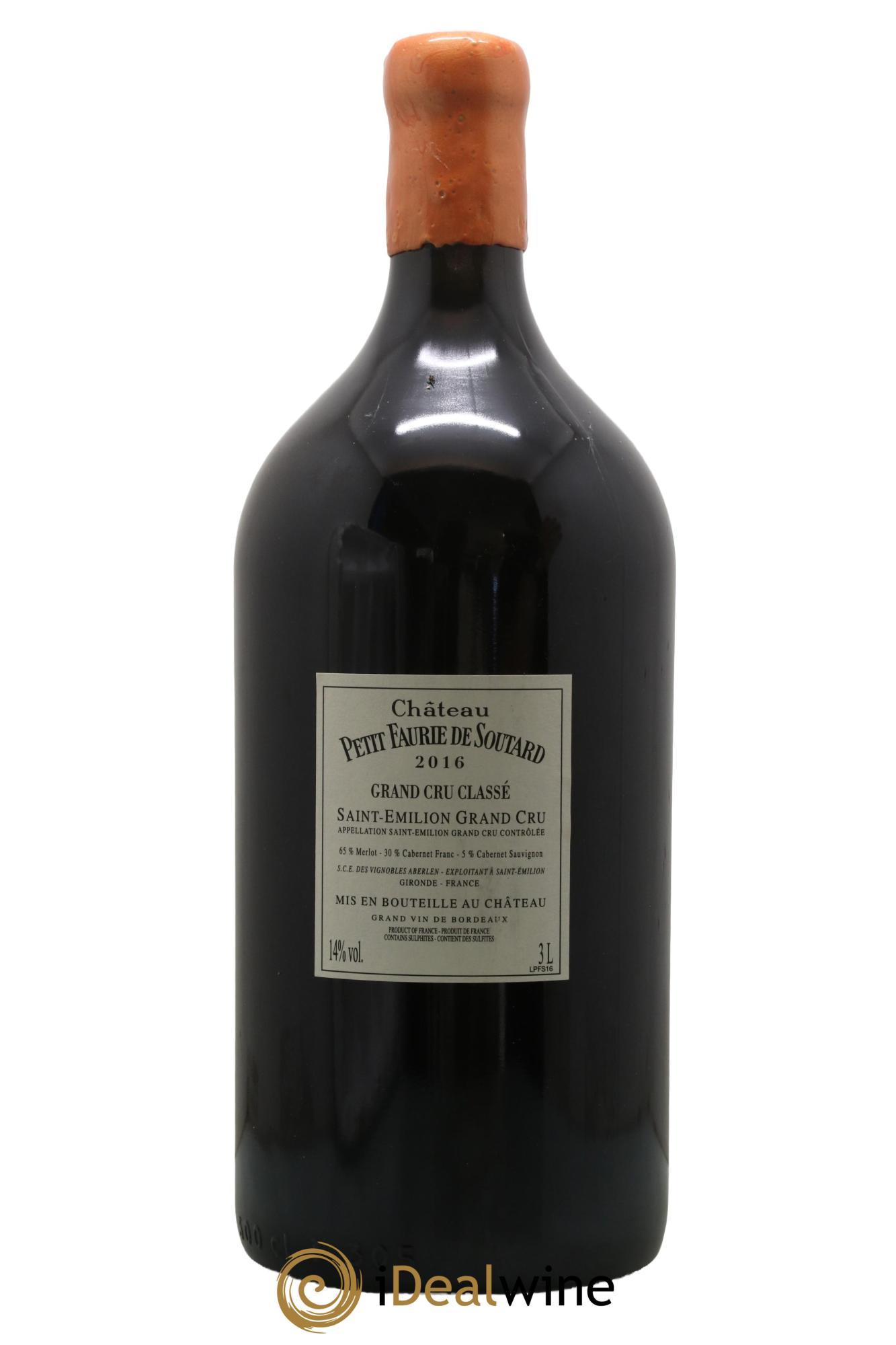 Château Petit Faurie de Soutard Grand Cru Classé 2016 - Lotto di 1 jéroboam - 1