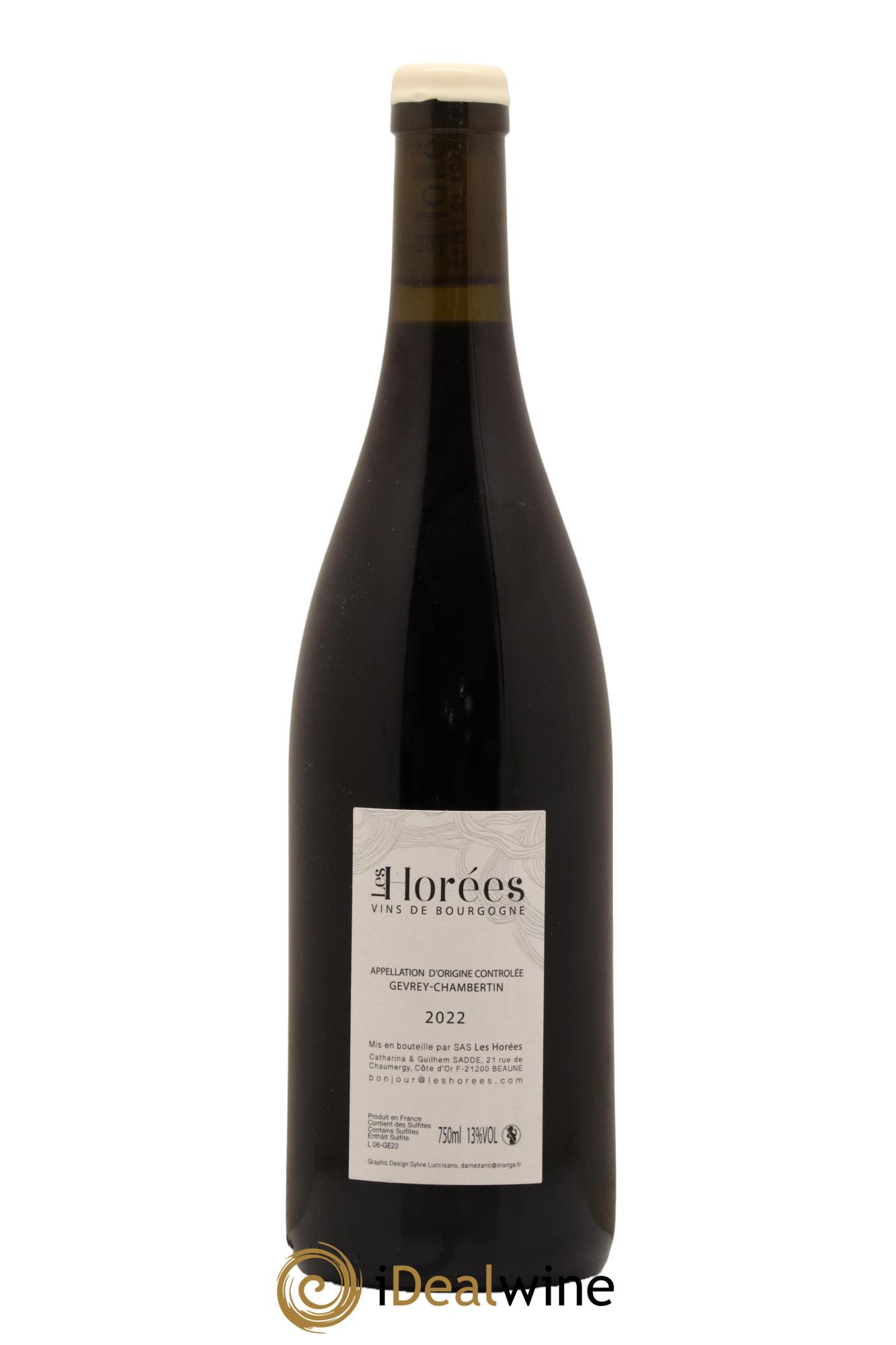 Gevrey-Chambertin En Reniard Les Horées 2022 - Lot de 1 bouteille - 1
