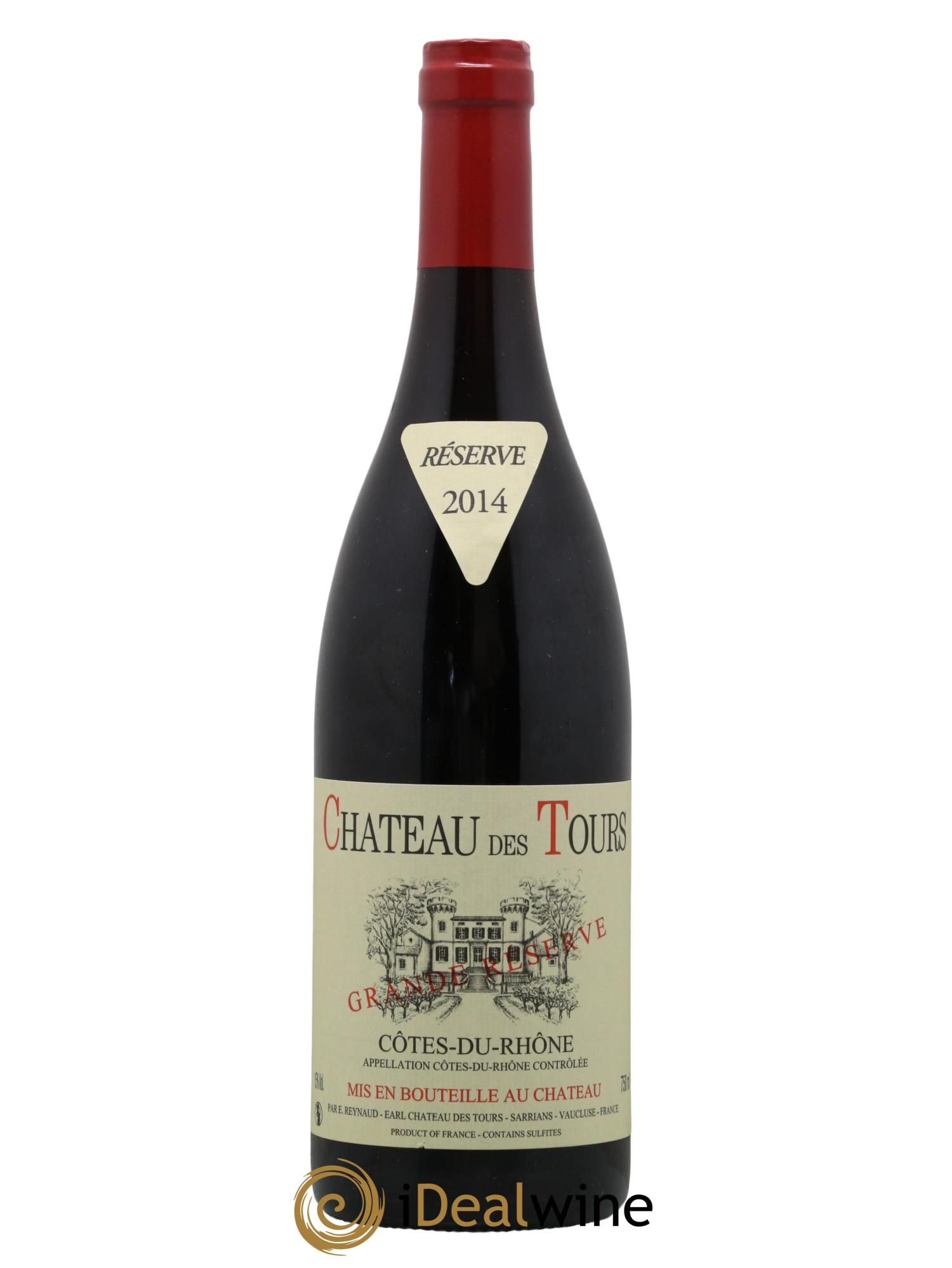 Côtes-du-Rhône Château des Tours Grande Réserve Emmanuel Reynaud 2014 - Lot de 1 bouteille - 0