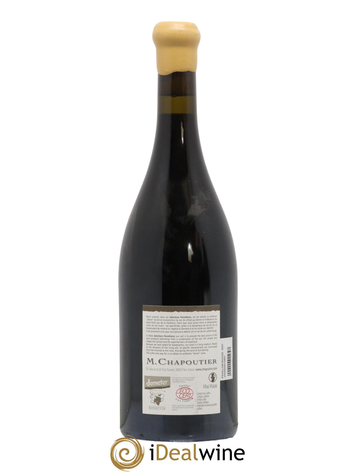 Hermitage Ermitage Le Pavillon Chapoutier 2007 - Posten von 1 Flasche - 1