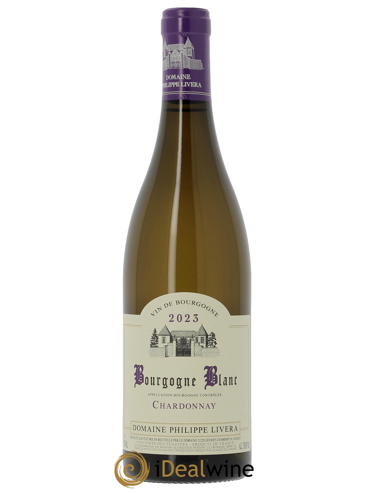 Bourgogne Chardonnay Tilleuls (Domaine des) - Philippe Livera 2023 - Lot de 1 bouteille - 0
