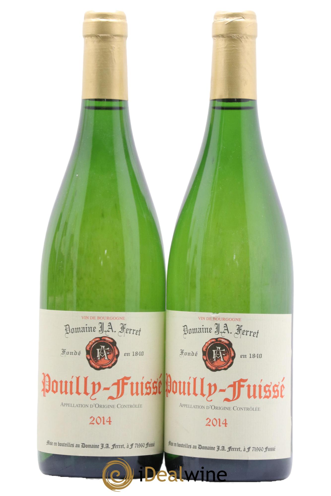 Pouilly-Fuissé J.A. Ferret (Domaine) 2014 - Lot de 2 bouteilles - 0