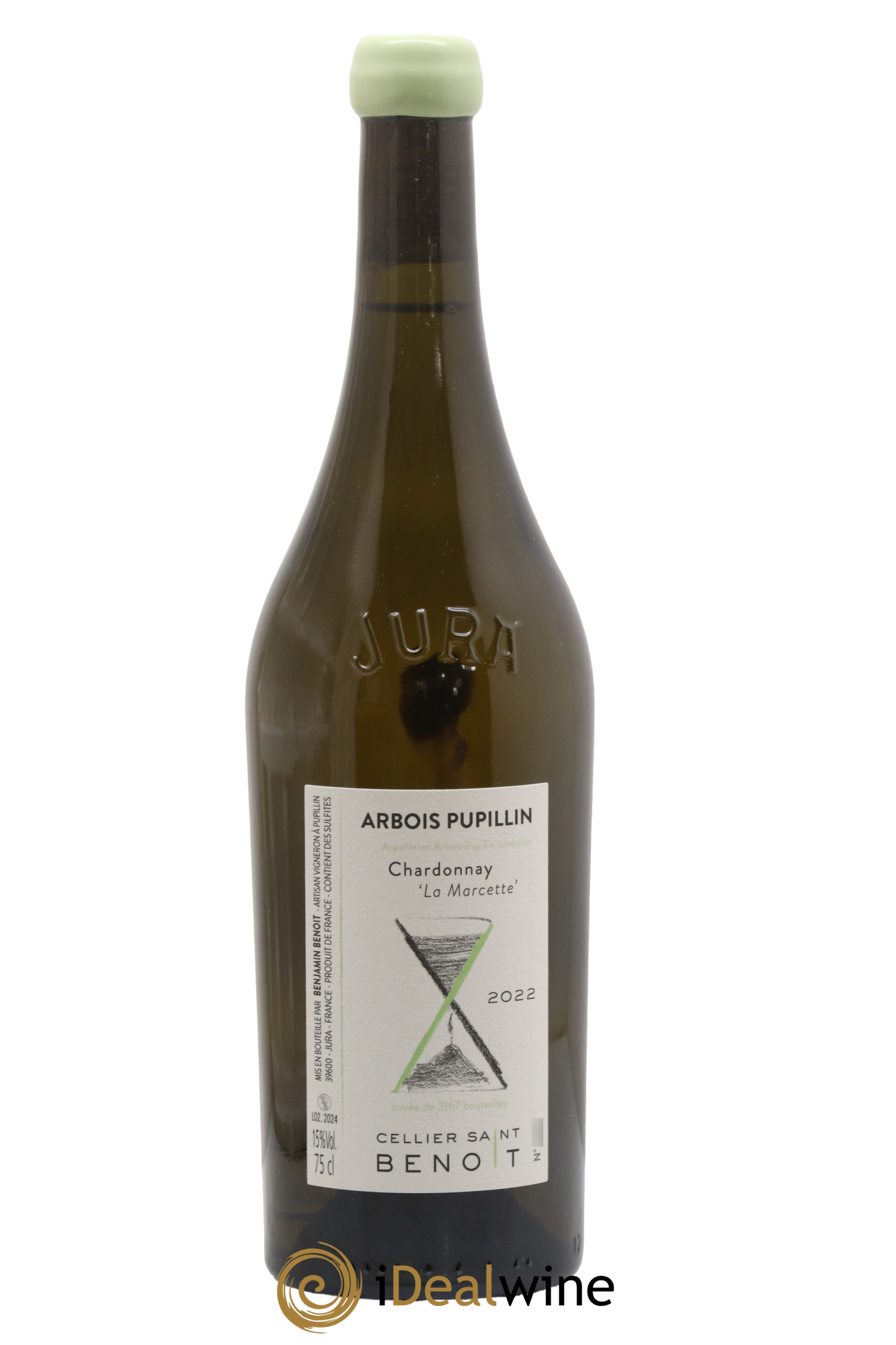 Arbois-Pupillin La Marcette Cellier Saint Benoît 2022 - Lotto di 1 bottiglia - 0