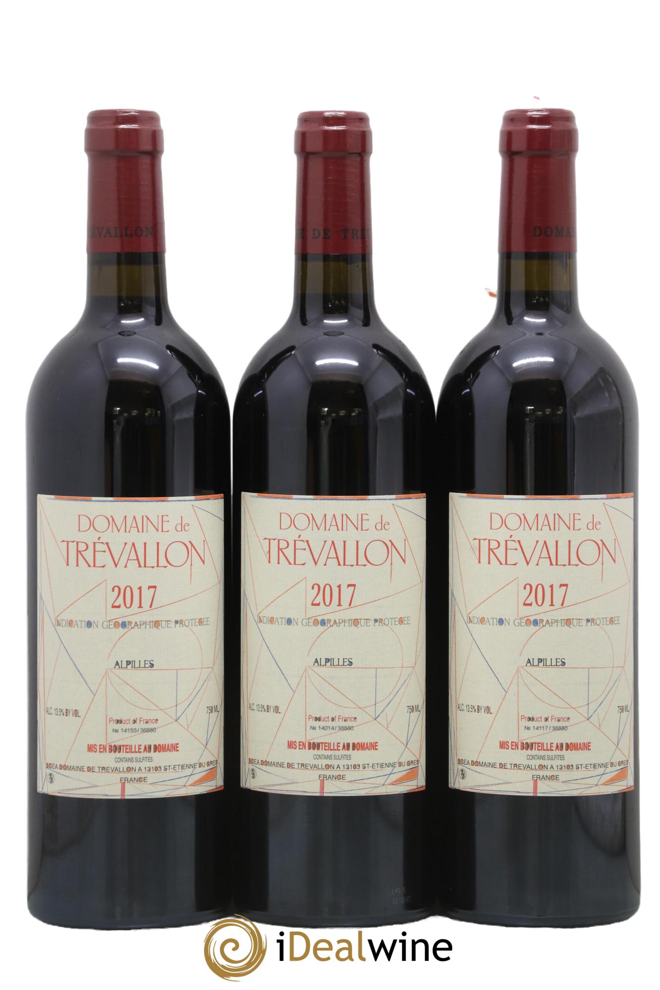 Alpilles Trévallon (Domaine de) Eloi Dürrbach 2017 - Lot de 3 bouteilles - 0