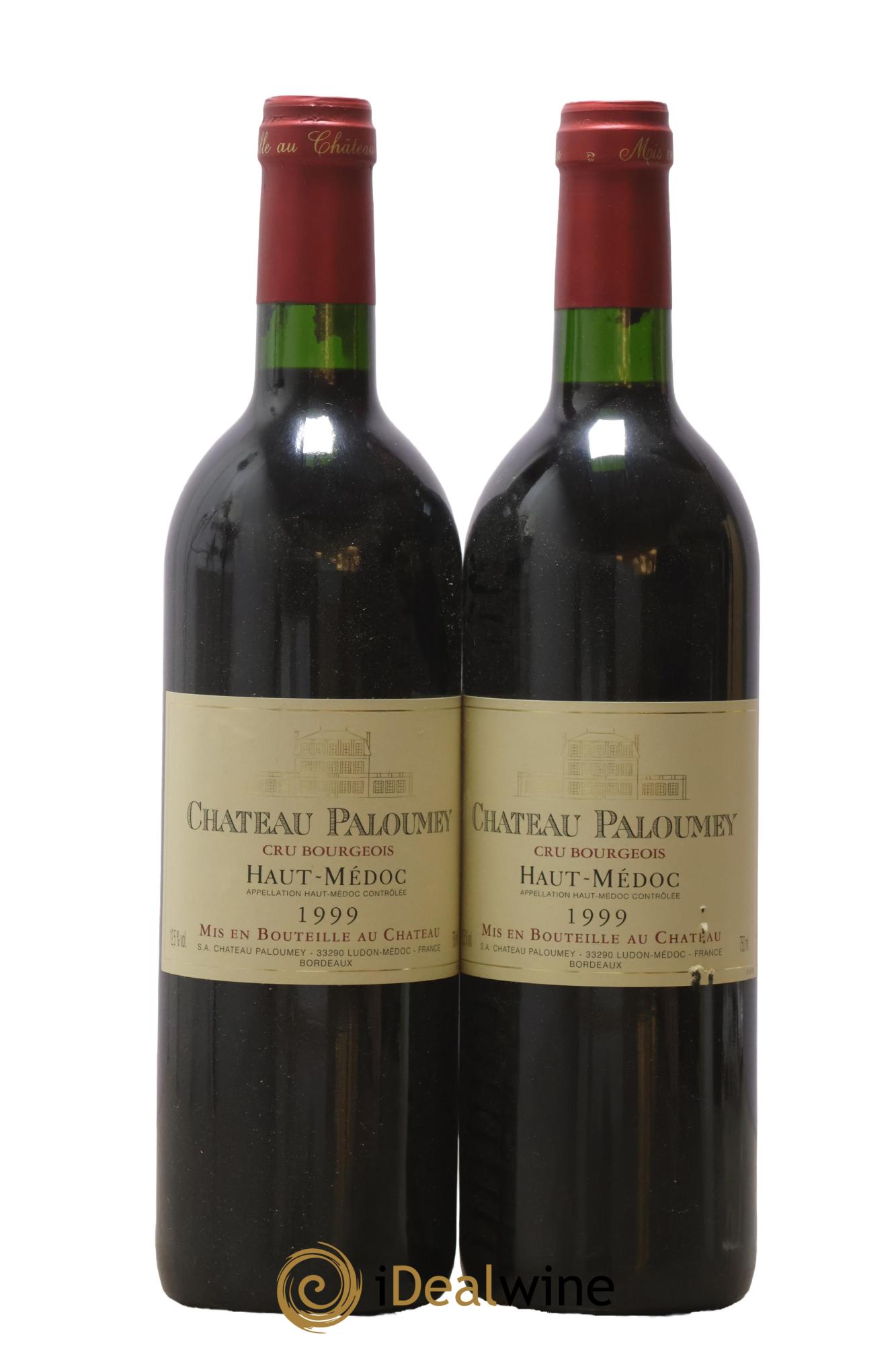 Haut Médoc Paloumey 1999 - Lot de 2 bouteilles - 0