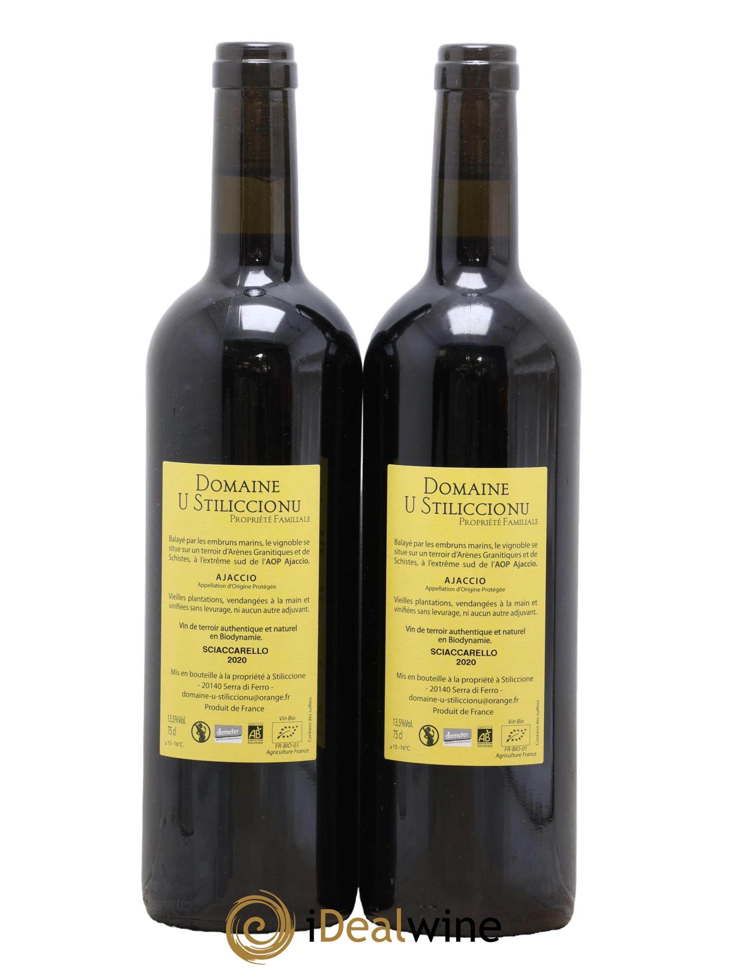 Ajaccio Antica U Stiliccionu 2020 - Lot of 2 bottles - 1