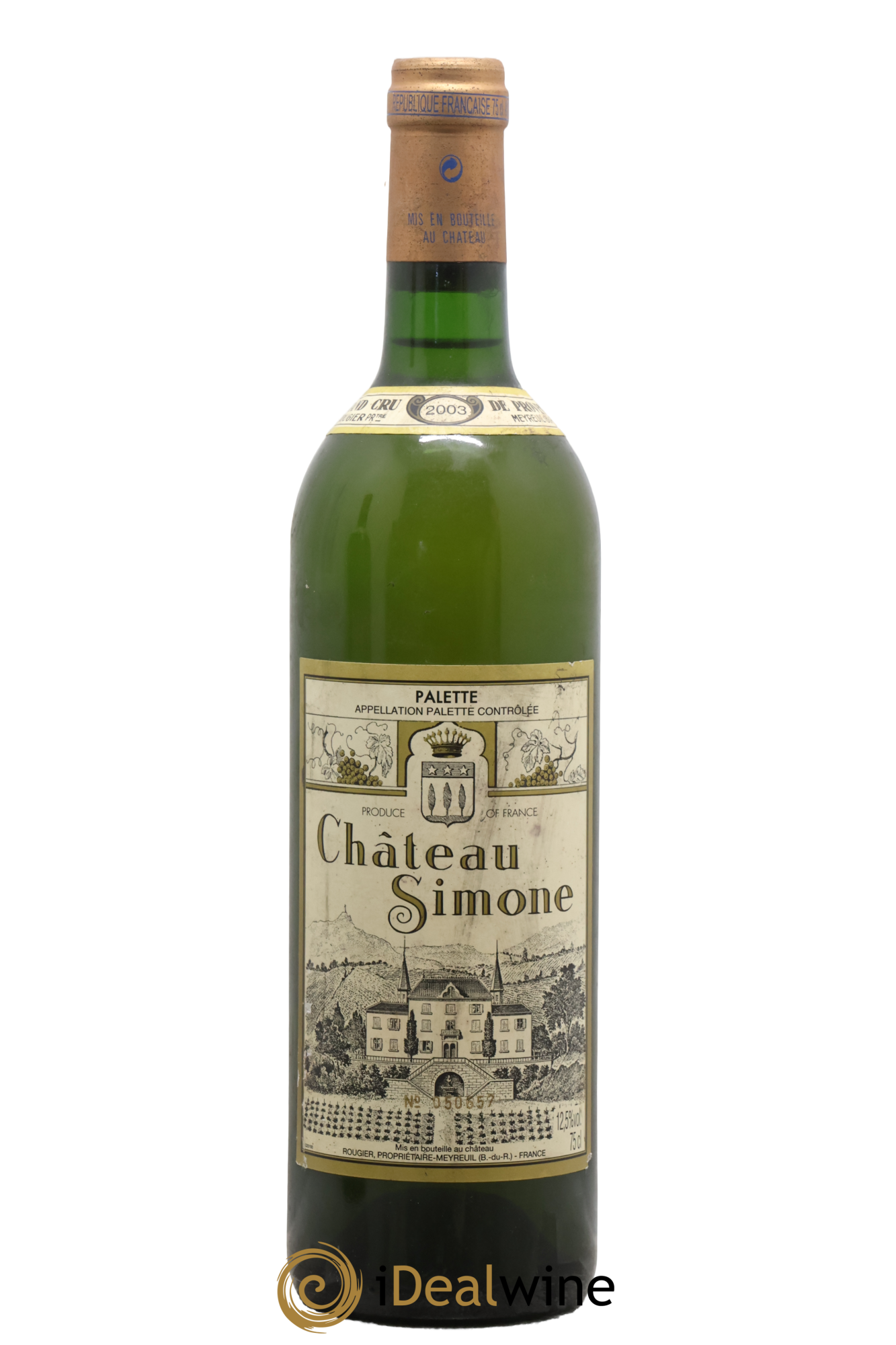 Palette Château Simone Famille Rougier 2003 - Posten von 1 Flasche - 0