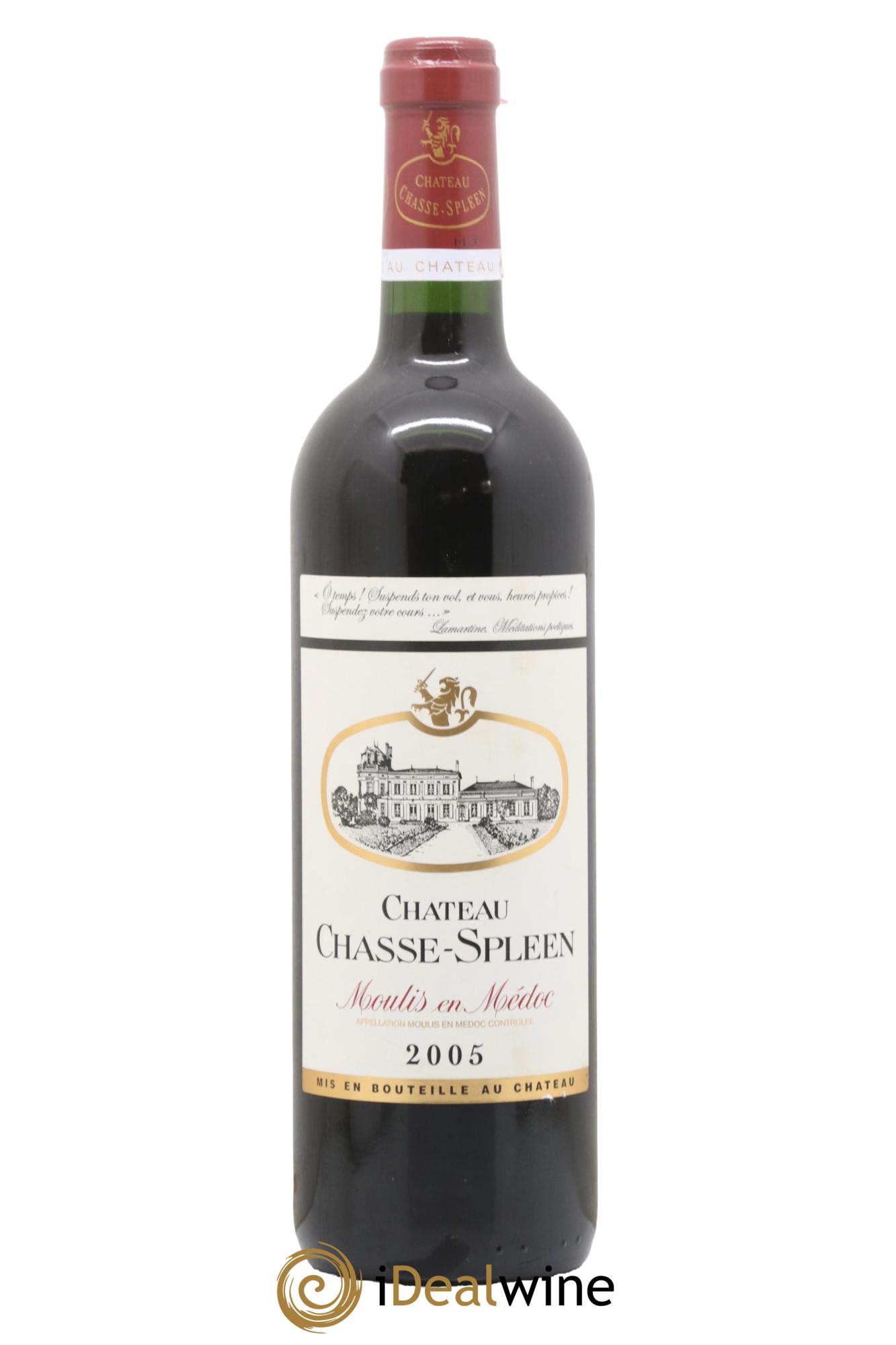 Château Chasse Spleen 2005 - Lot de 1 bouteille - 0
