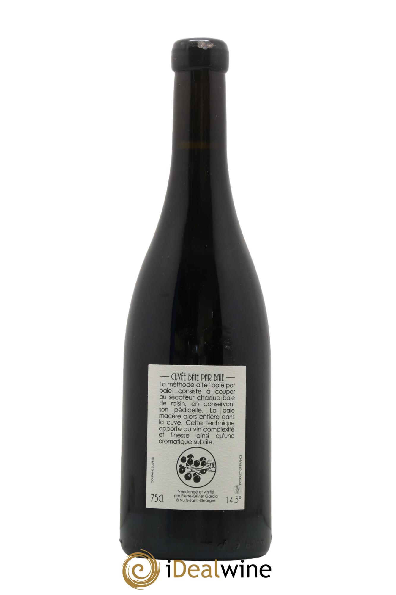 Corton Grand Cru Cuvée Baie par Baie Pierre Olivier Garcia  2020 - Lot de 1 bouteille - 1