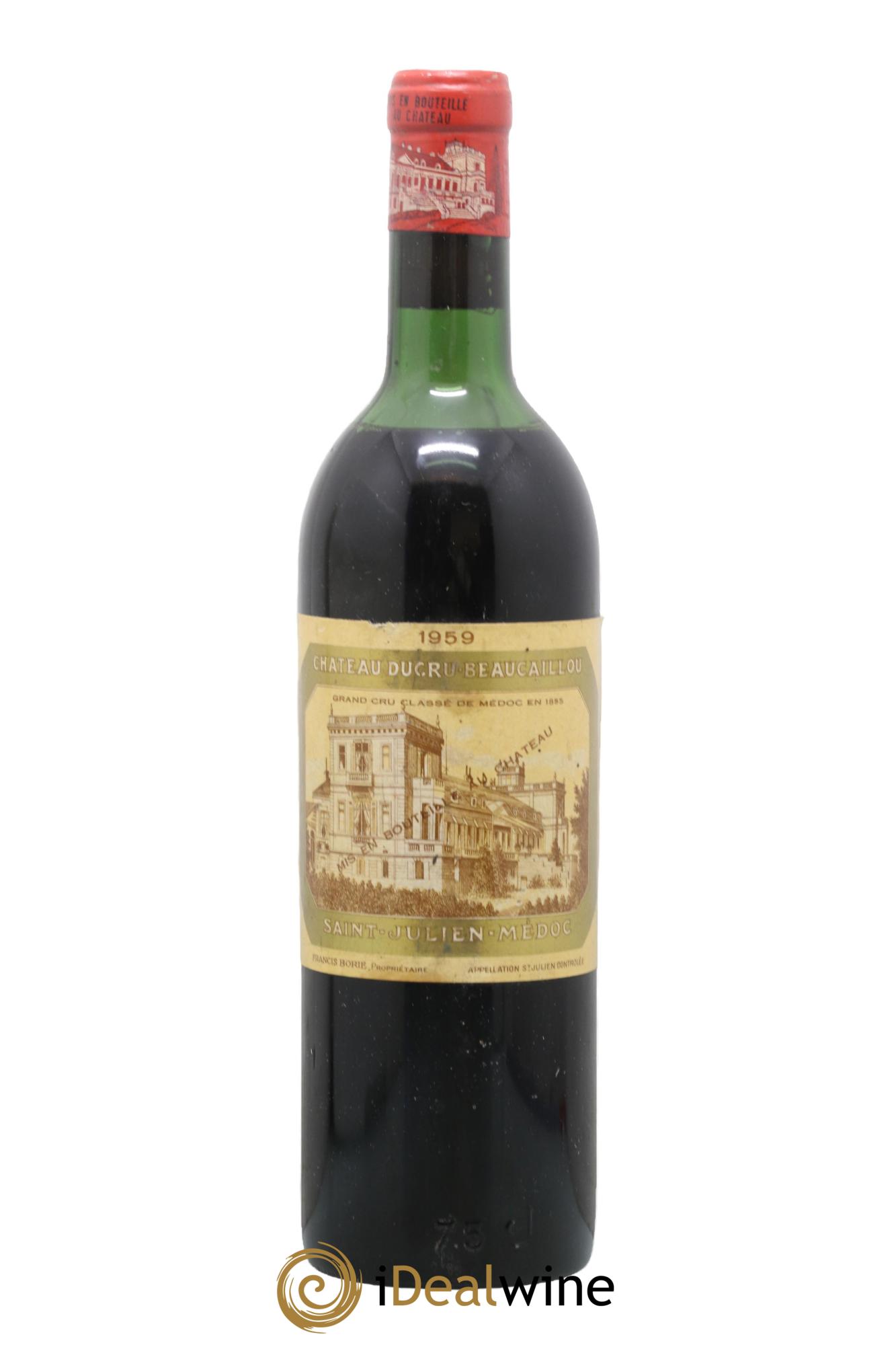 Château Ducru Beaucaillou 2ème Grand Cru Classé 1959 - Posten von 1 Flasche - 0