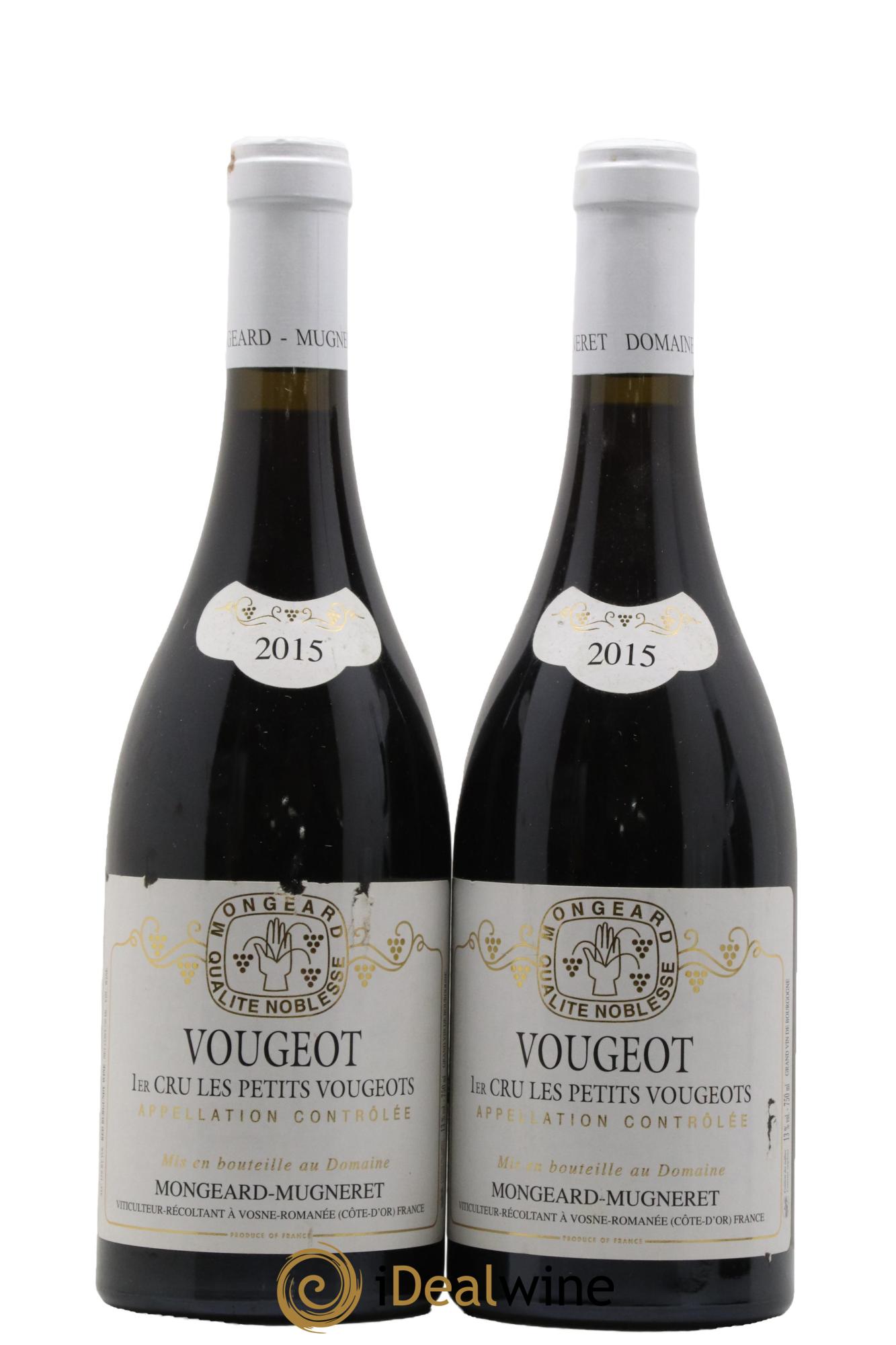 Vougeot 1er Cru Les Petits Vougeots Mongeard-Mugneret (Domaine) 2015 - Lot de 2 bouteilles - 0