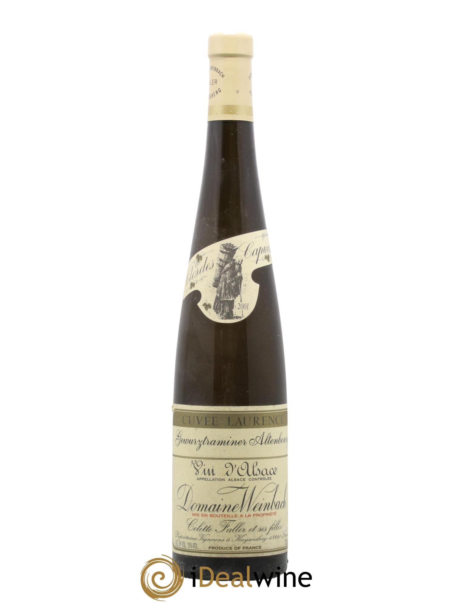Alsace Gewurztraminer Altenbourg - Cuvée Laurence Weinbach (Domaine) 2001 - Lotto di 1 bottiglia - 0