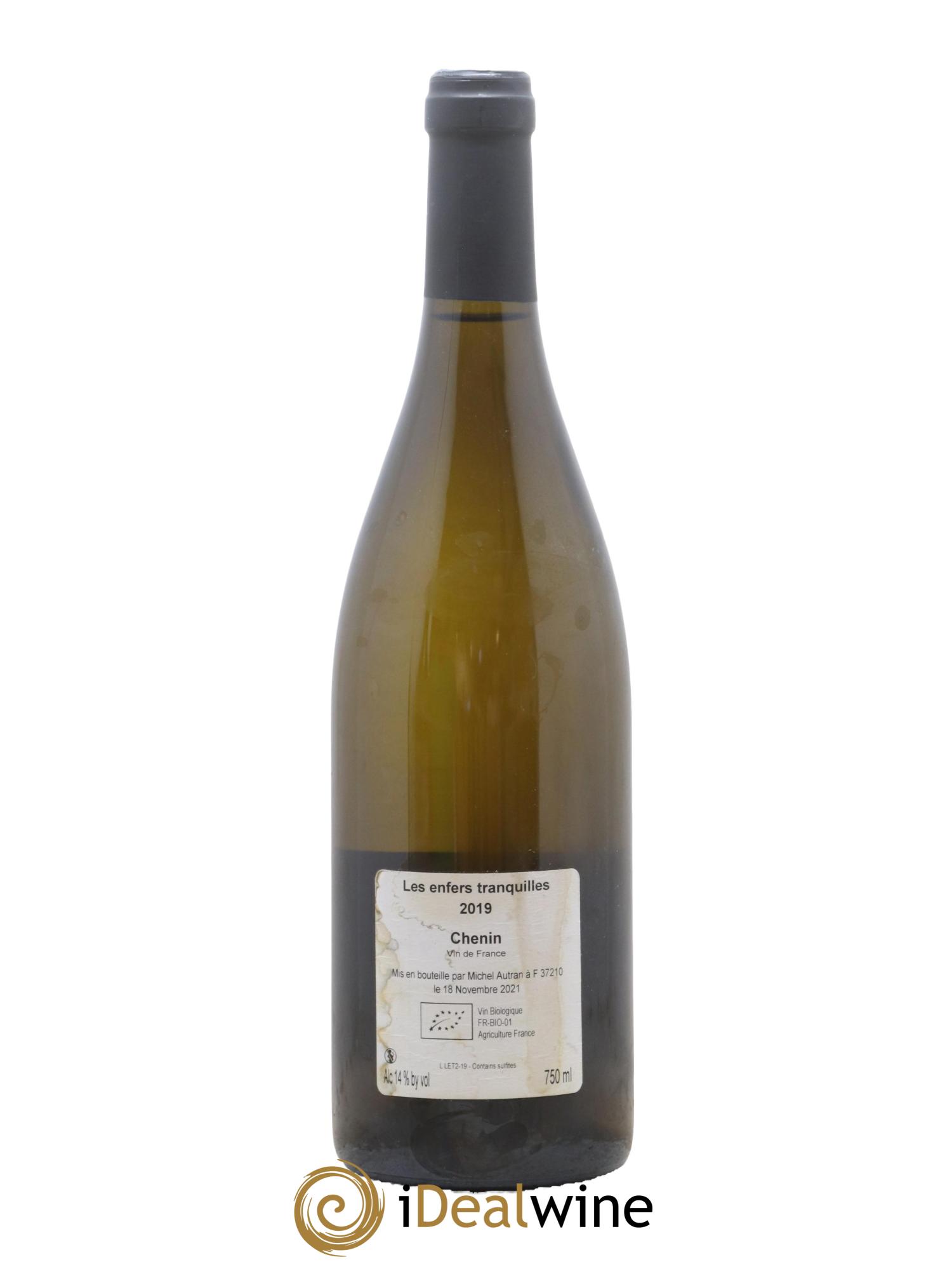 Vin de France Les Enfers Tranquilles Michel Autran 2019 - Lot de 1 bouteille - 1