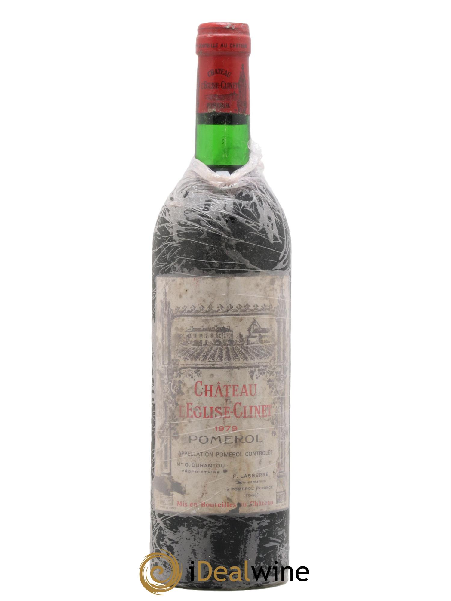 Château l' Église Clinet 1979 - Lot de 1 bouteille - 0