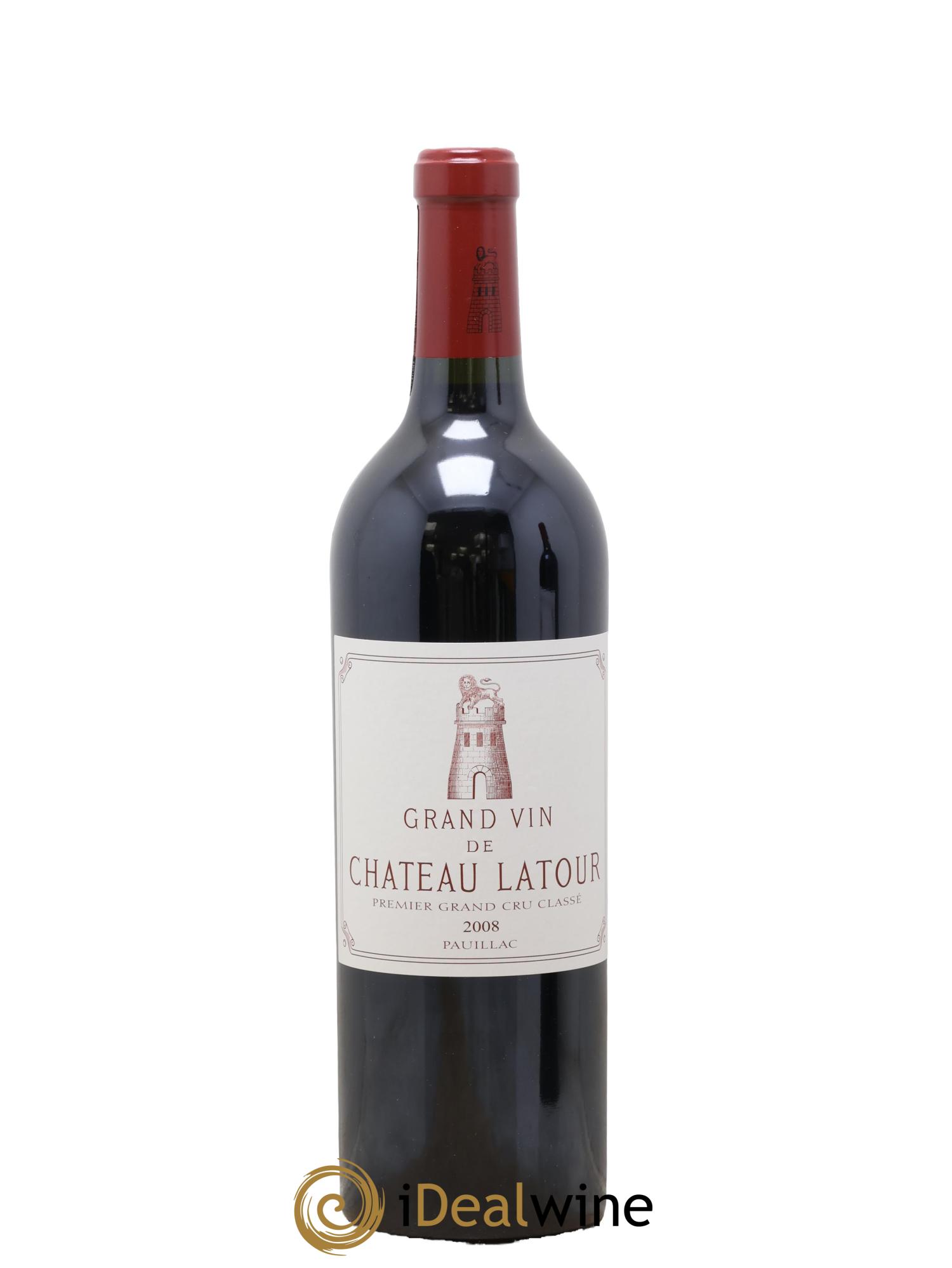 Château Latour 1er Grand Cru Classé 2008 - Lot de 1 bouteille - 0