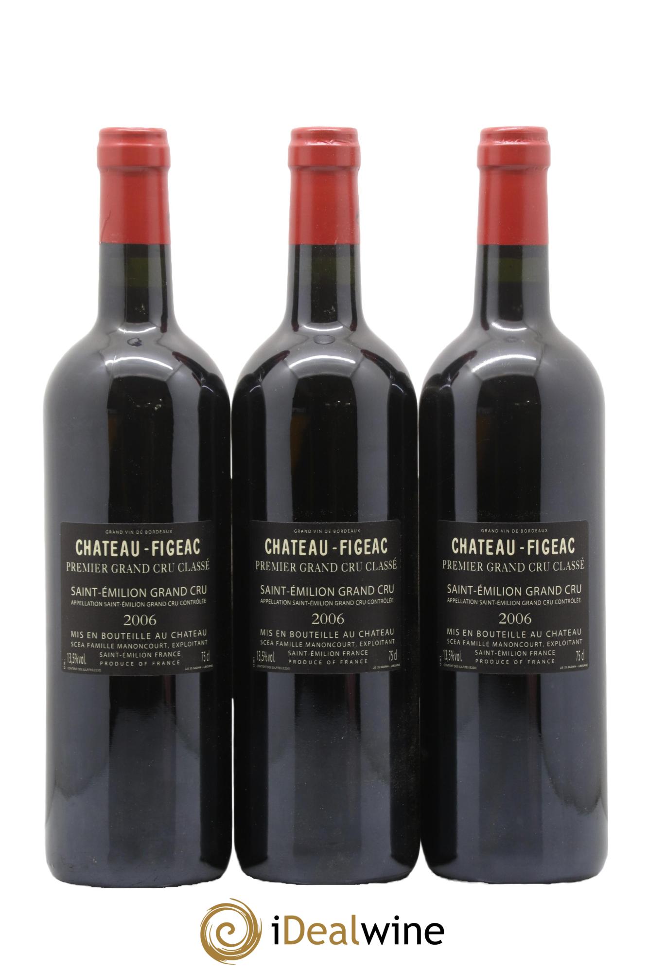 Château Figeac 1er Grand Cru Classé A 2006 - Posten von 12 Flaschen - 4
