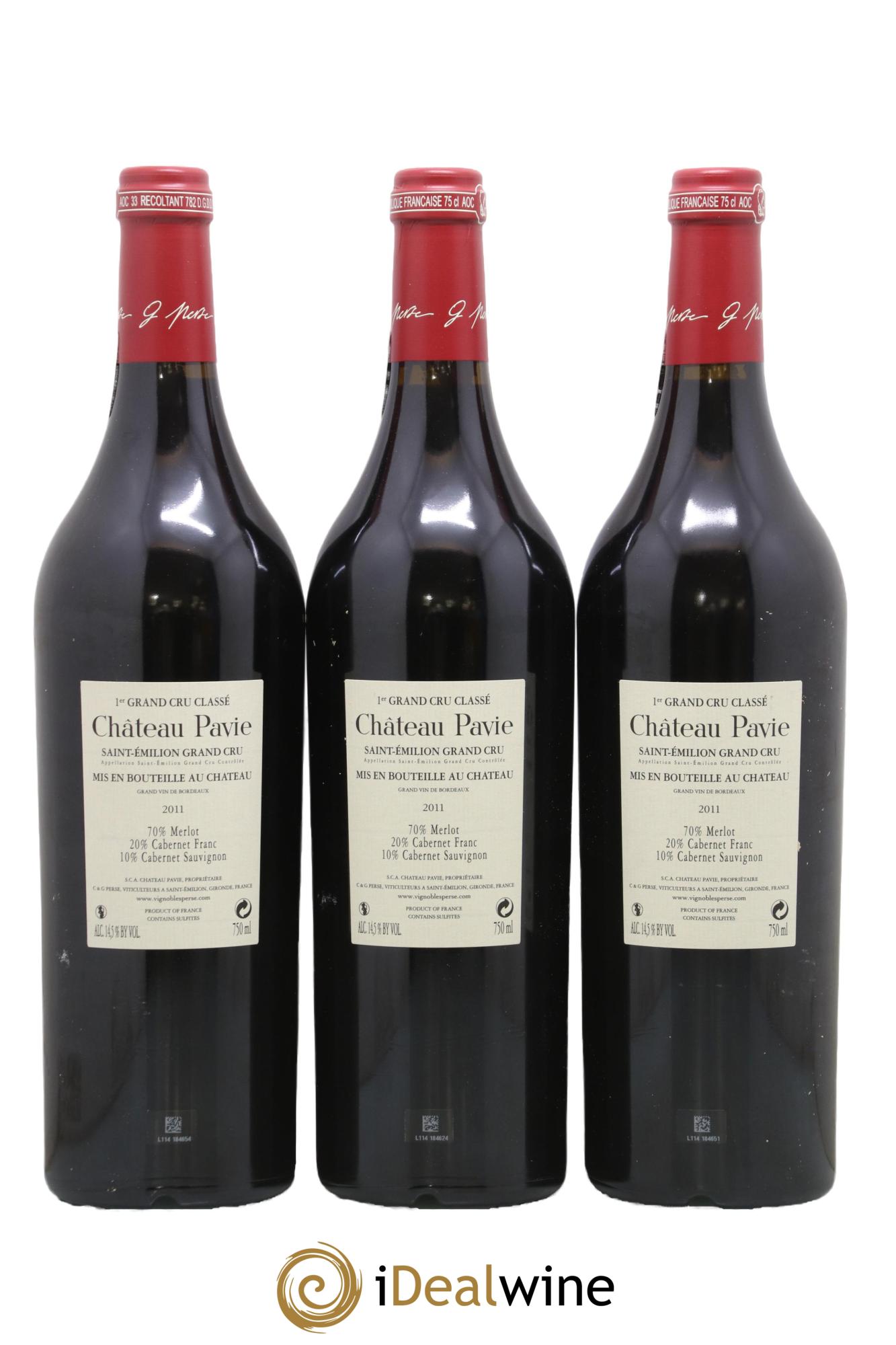 Château Pavie 1er Grand Cru Classé A 2011 - Lot de 6 bouteilles - 4