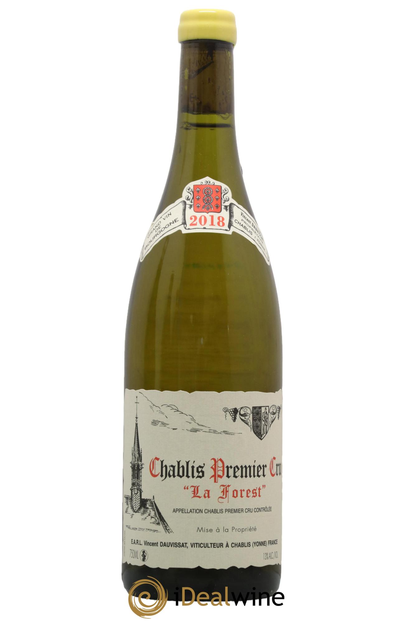 Chablis 1er Cru La Forest Vincent Dauvissat (Domaine) 2018 - Lot de 1 bouteille - 0