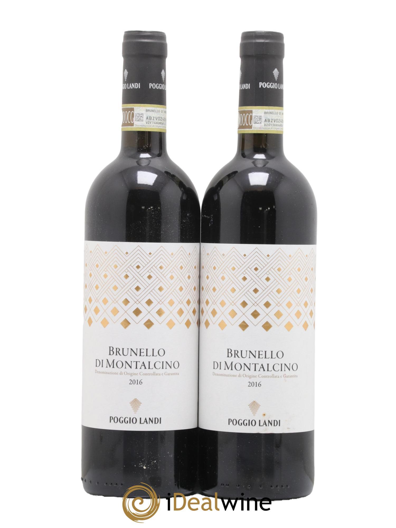 Brunello di Montalcino Poggio Landi 2016 - Lot de 2 bouteilles - 0