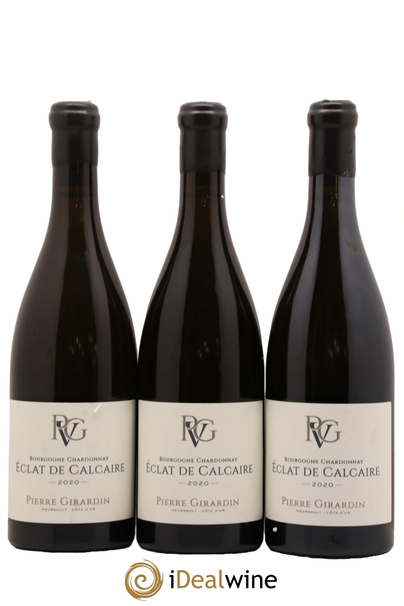 Bourgogne Eclat de Calcaire Chardonnay Pierre Girardin 2020 - Lot de 3 bouteilles - 0