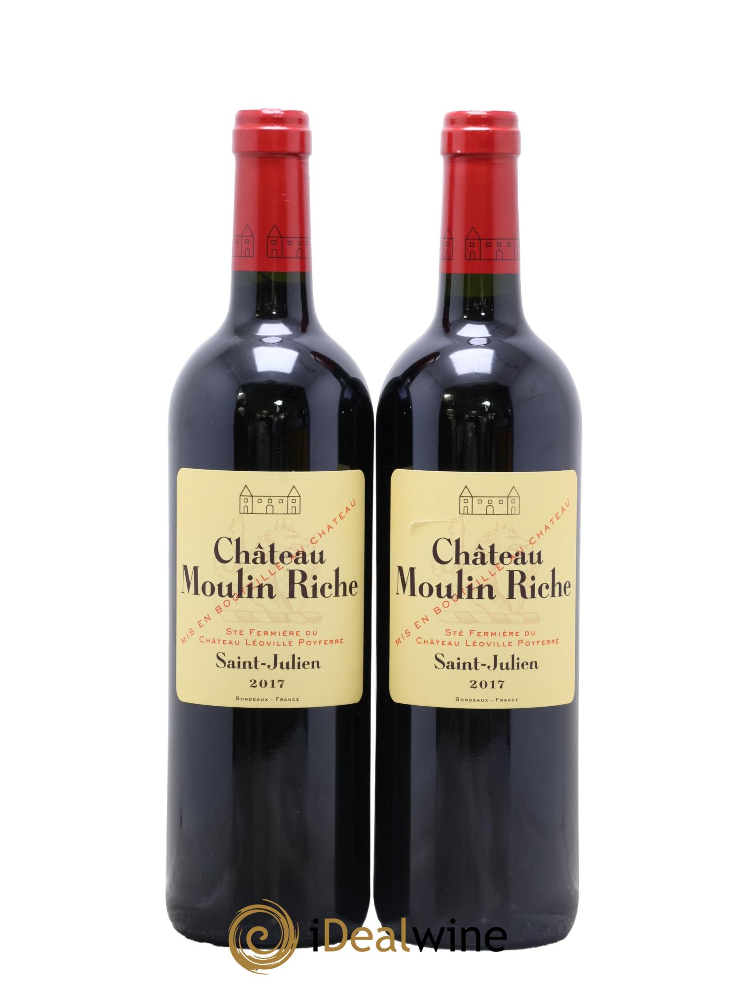 Château Moulin Riche 2017 - Lot of 2 bottles - 0