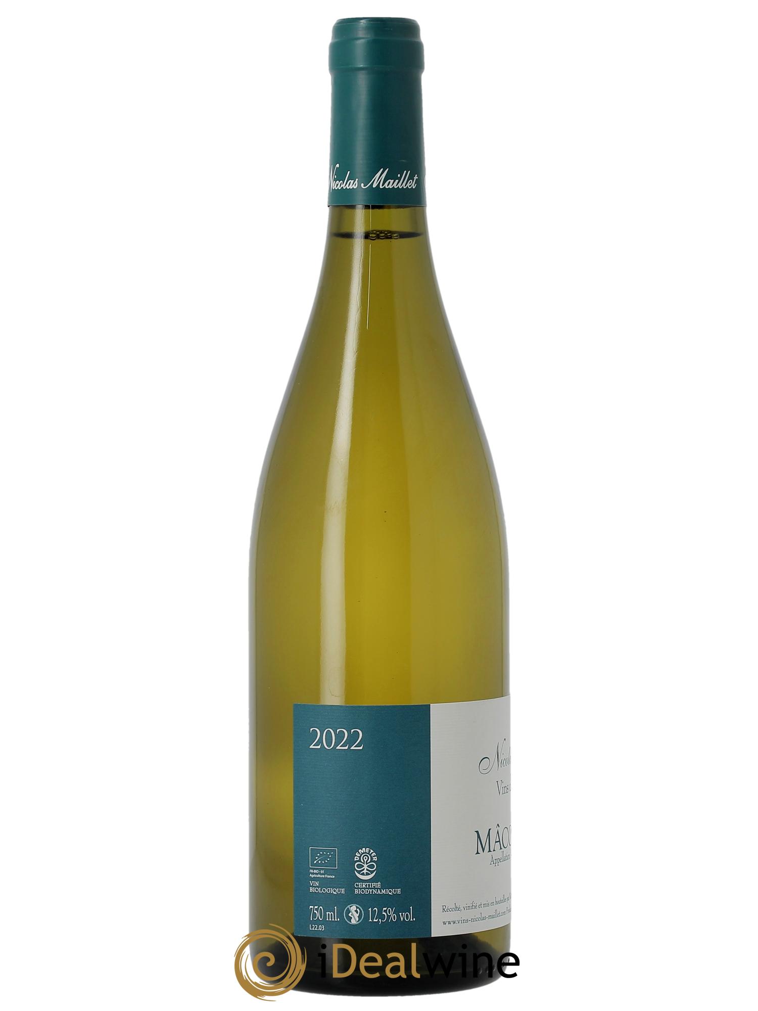Mâcon-Igé Nicolas Maillet 2022 - Lot of 1 bottle - 1
