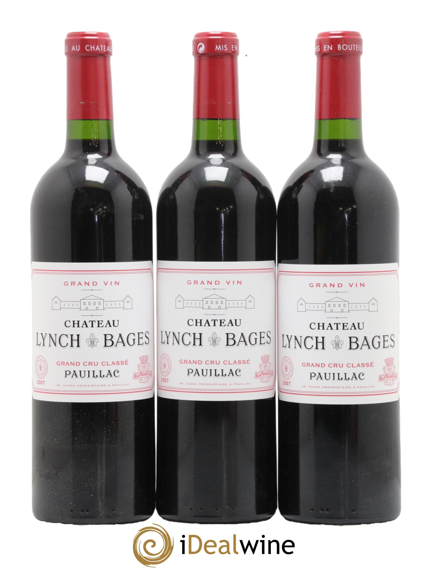 Château Lynch Bages 5ème Grand Cru Classé 2007 - Lot de 6 bouteilles - 2