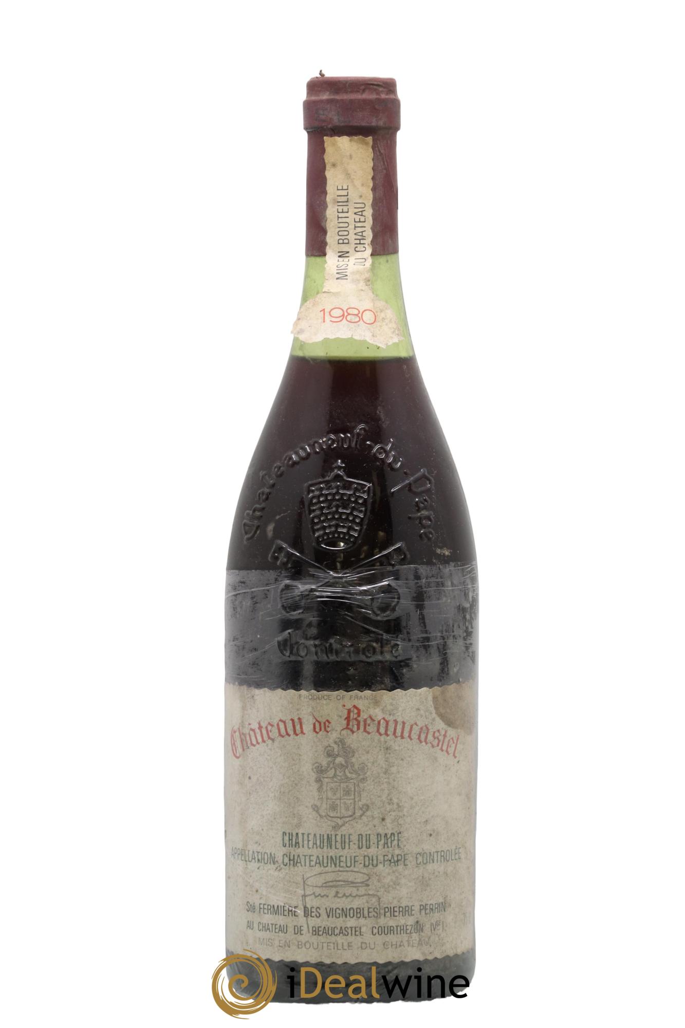 Châteauneuf-du-Pape Château de Beaucastel Famille Perrin 1980 - Lot of 1 bottle - 0