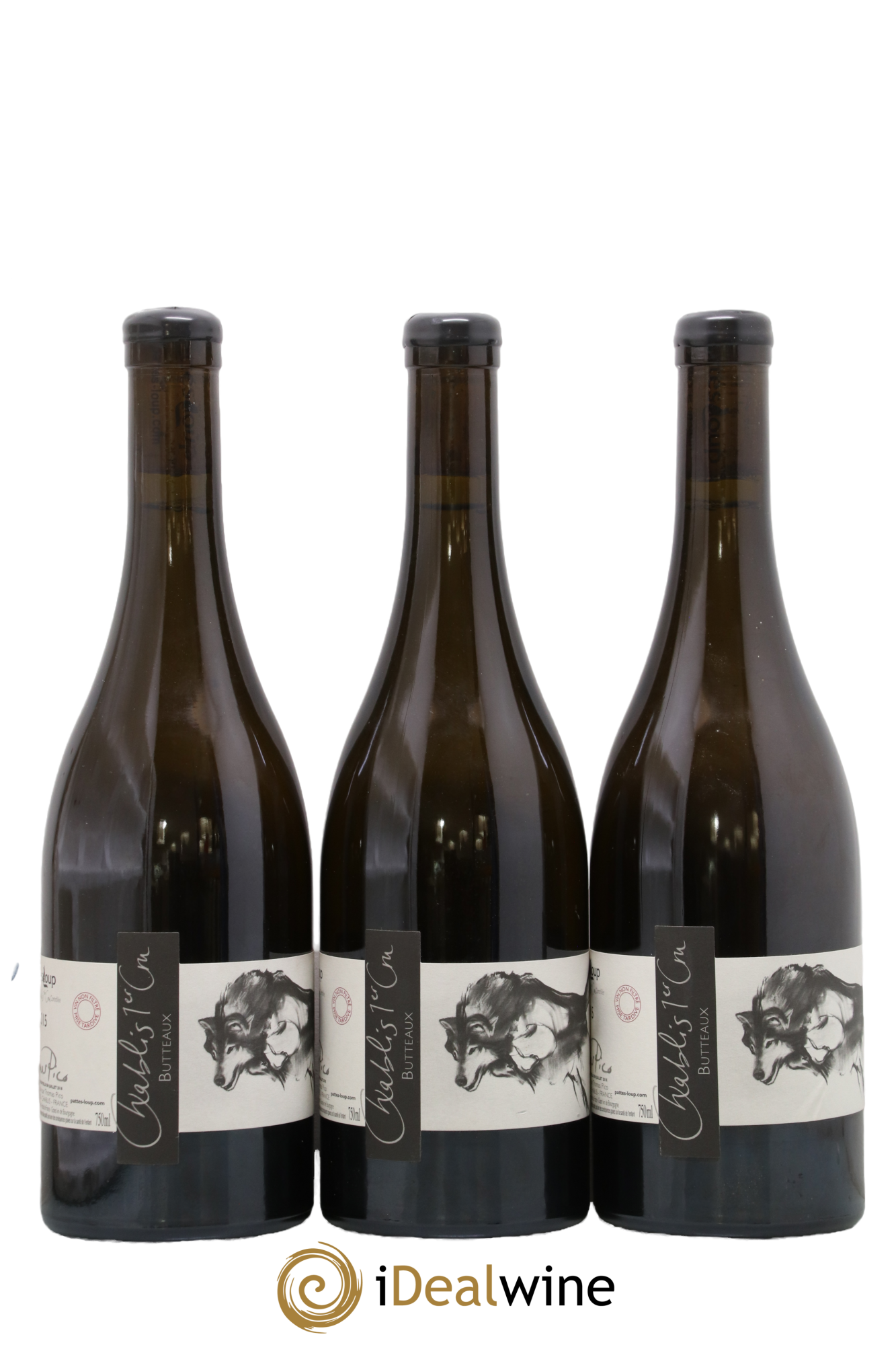 Chablis 1er Cru Butteaux Pattes Loup (Domaine) 2015 - Posten von 3 Flaschen - 0