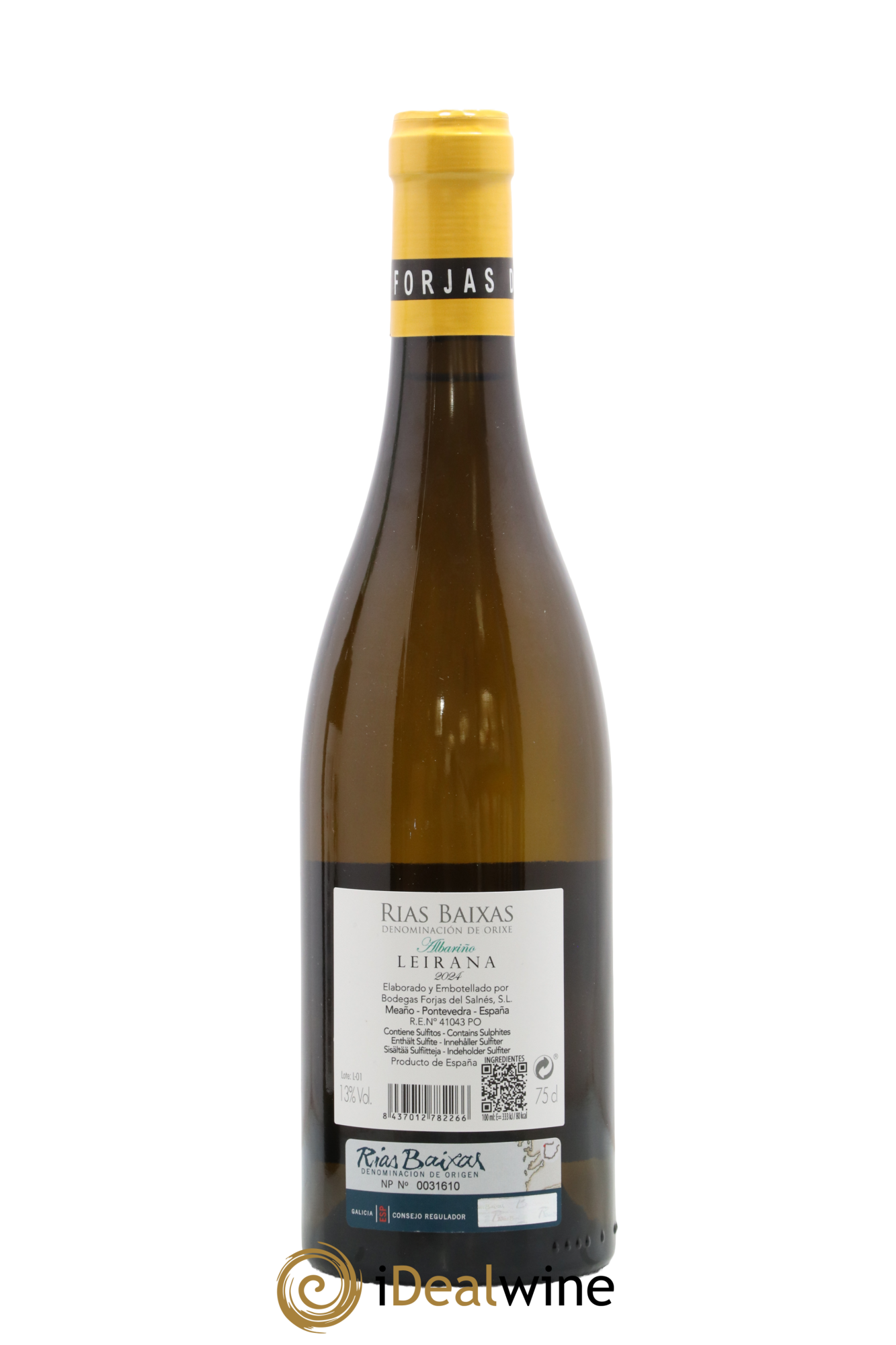 Rias Baixas DO Forjas del Salnés Leirana 2024 - Posten von 1 Flasche - 1